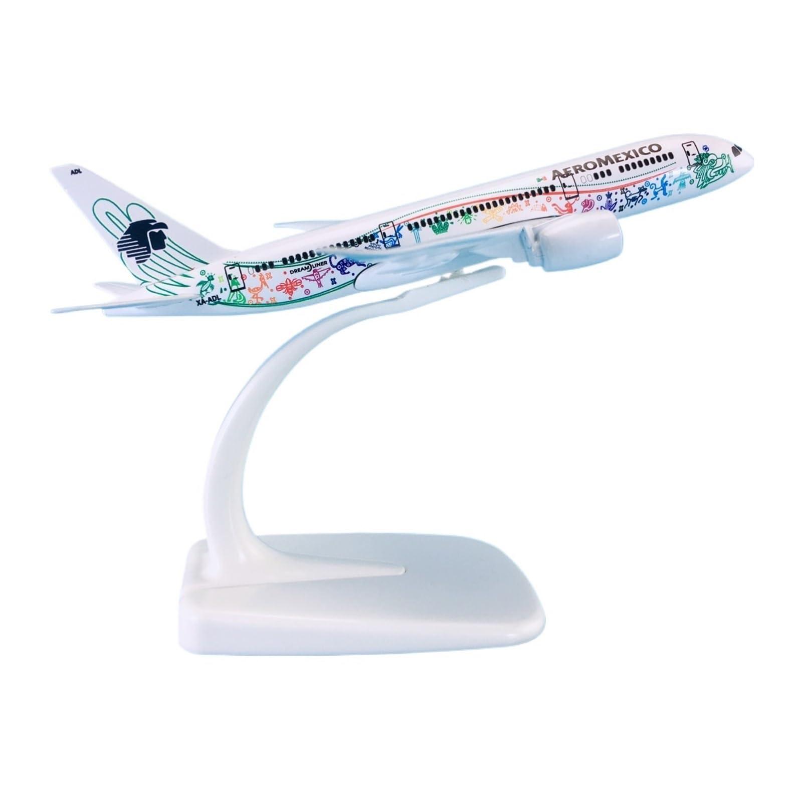 WJXBBON WJXBBON for Aeromexico Airplane Model Aircrafts Boeing B787-9 Plane Model