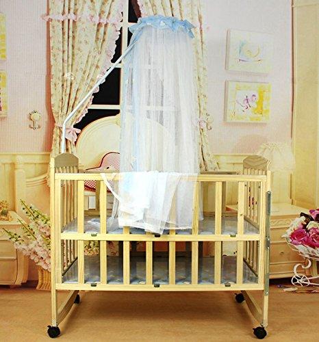 Ykybhx Baby Crib Mosquito Net for Baby Crib Protect Your Baby from Mosquitoes Breathable Baby Canopy Bed Netting Toddler Bed Crib Dome Canopy Curtain Netting Mesh Bed Cover for Nursery Canopy Bed 1.7x4.2m F