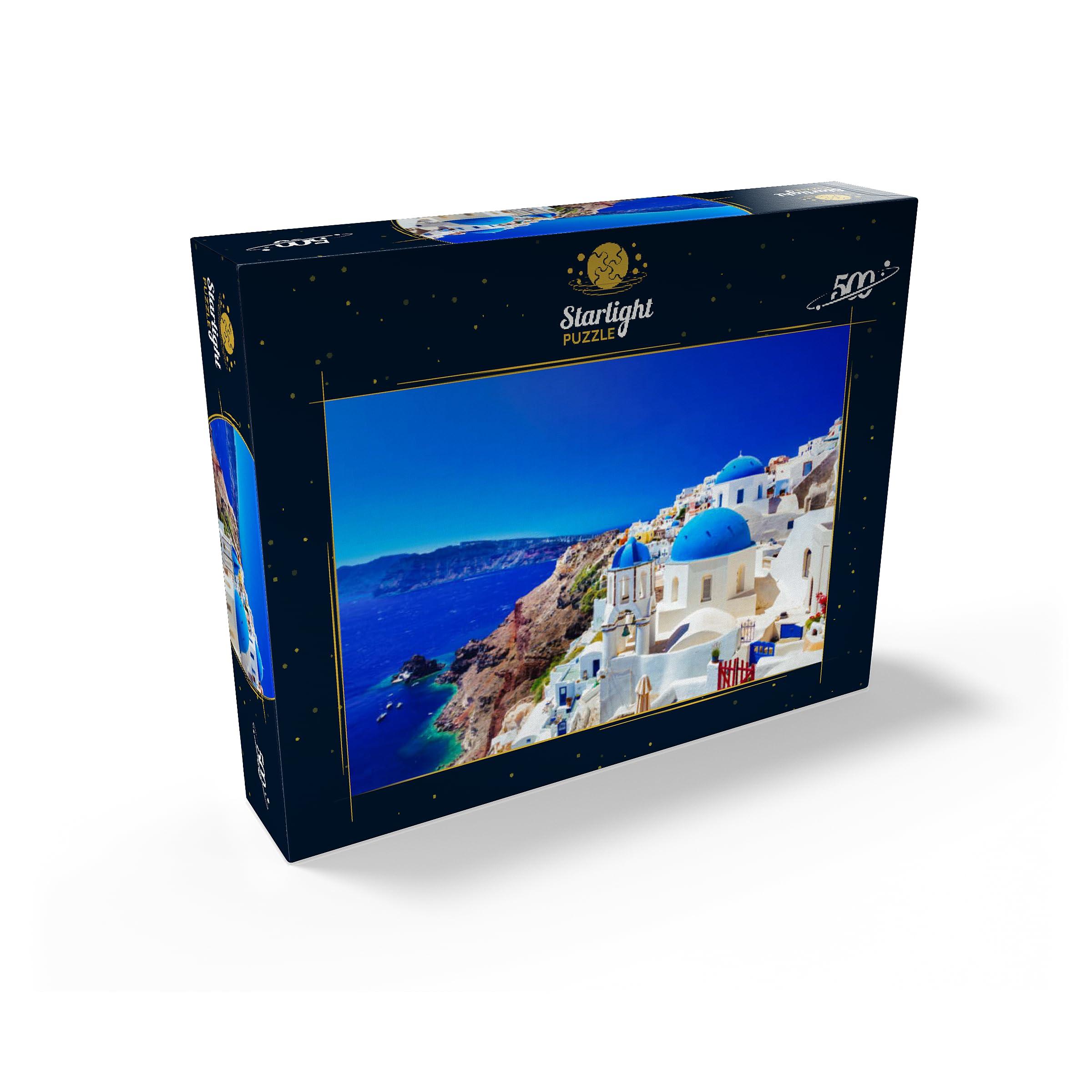 MyPuzzle.com MyPuzzle The Town of Oia On The Island of Santorini Greece - Premium 500 Piece Jigsaw Puzzle for Adults