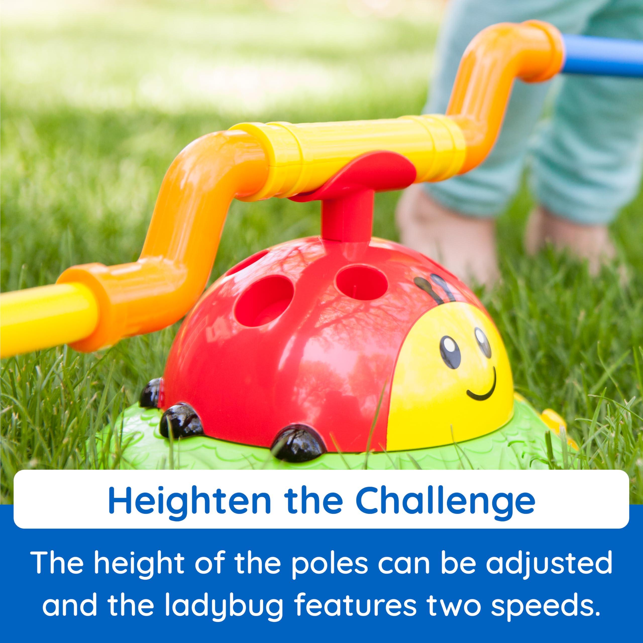 Fat Brain Toys Fat Brain Toys 2-in-1 Musical Jump \'n Toss - Active Indoor/Outdoor Game, Ages 4+