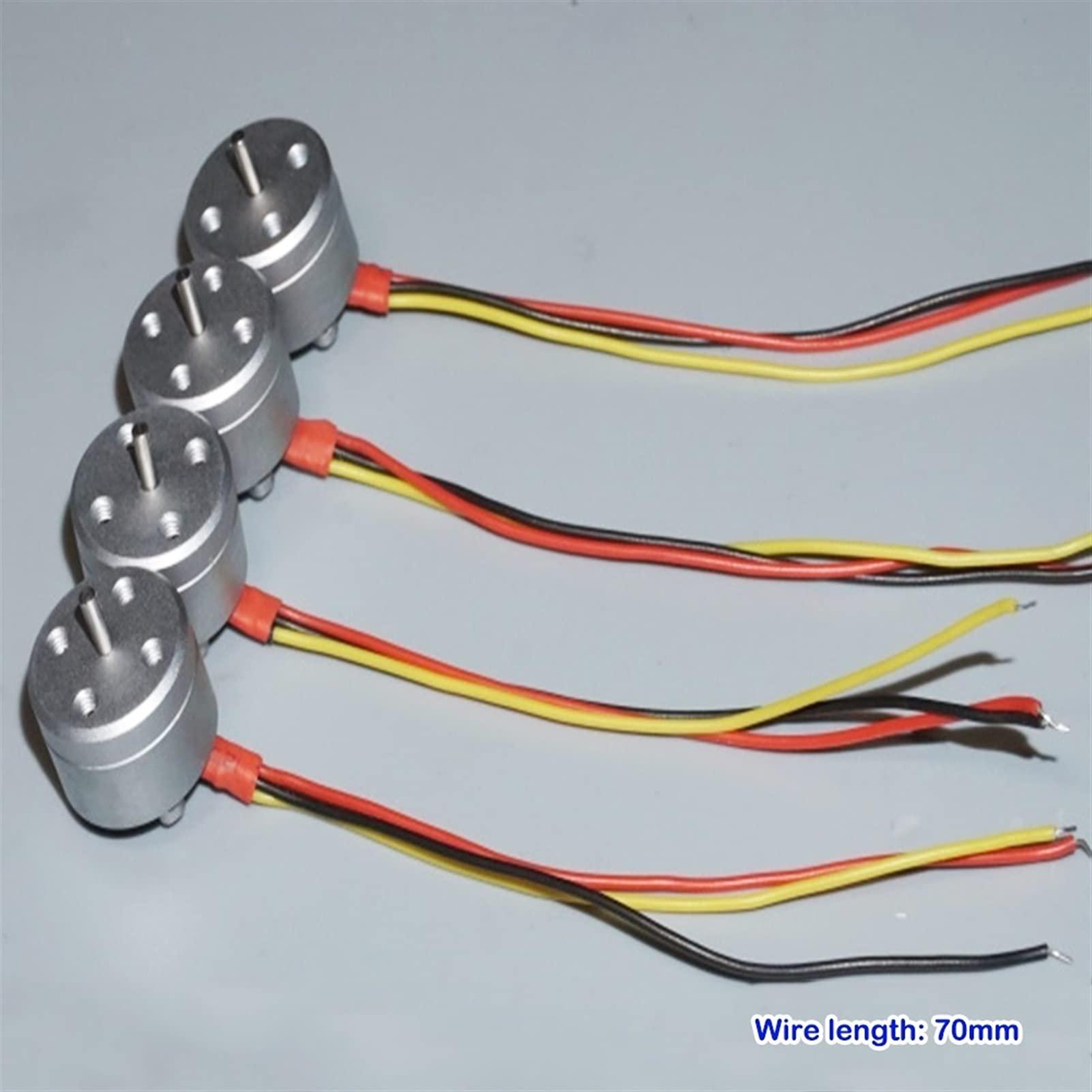 MaikOn small electric motor, Mini motor,Motor Micro High Speed BLDC Motor, 1S-2S ESC 4300KV 6A-12A, Mini 1104 Brushless Motor, RC Drone Airplane, FPV Indoor Traversing Airplane Mini Precision (Speed(RPM) : 2