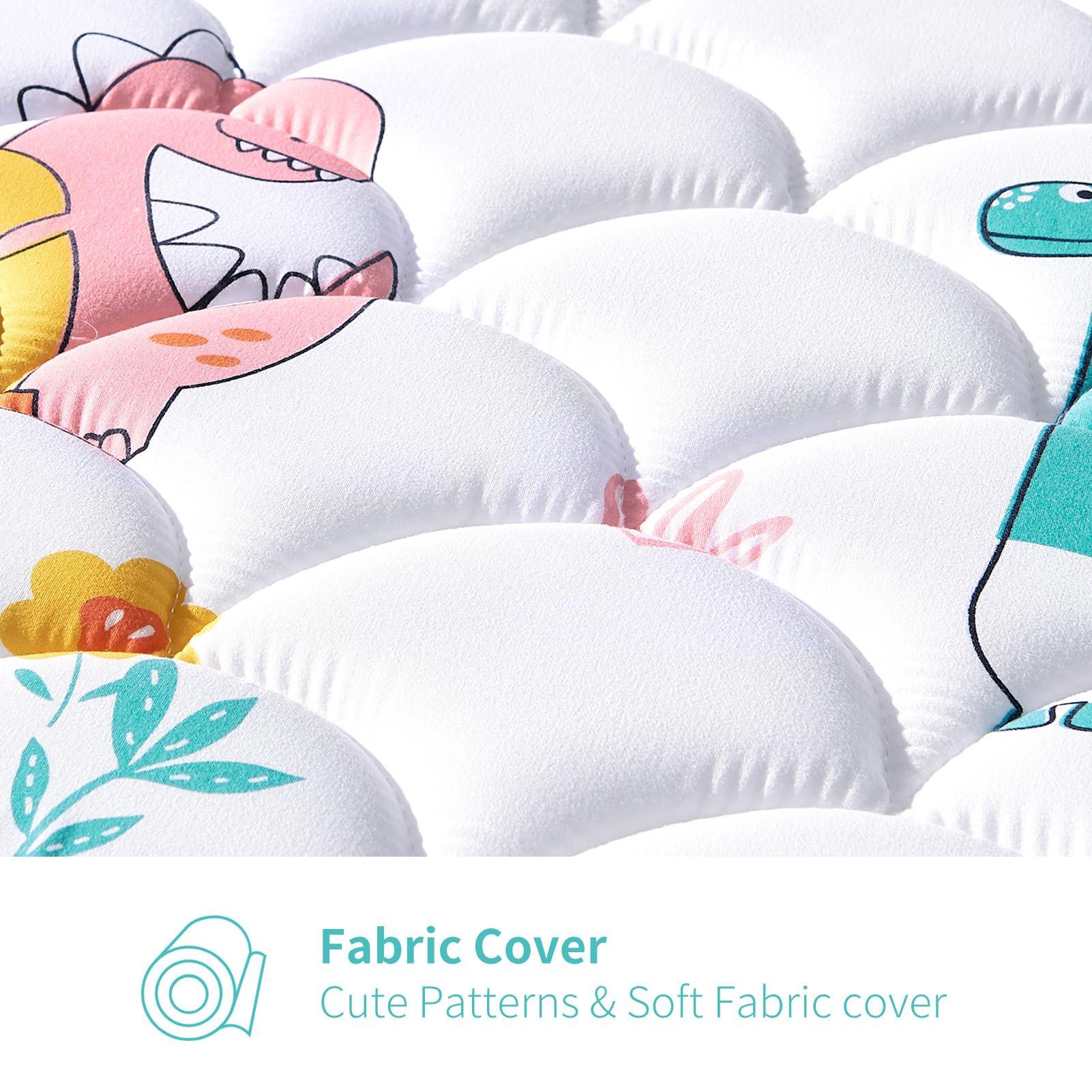 Letmxiu Letmxiu Premium 5" Crib Mattress and Toddler Mattress, Dual-Sided and Firm Toddler Bed Mattress, Hypoallergenic Toddler Mattress for Toddler Bed, Non-Toxic Fits Standard Crib and Toddler Bed