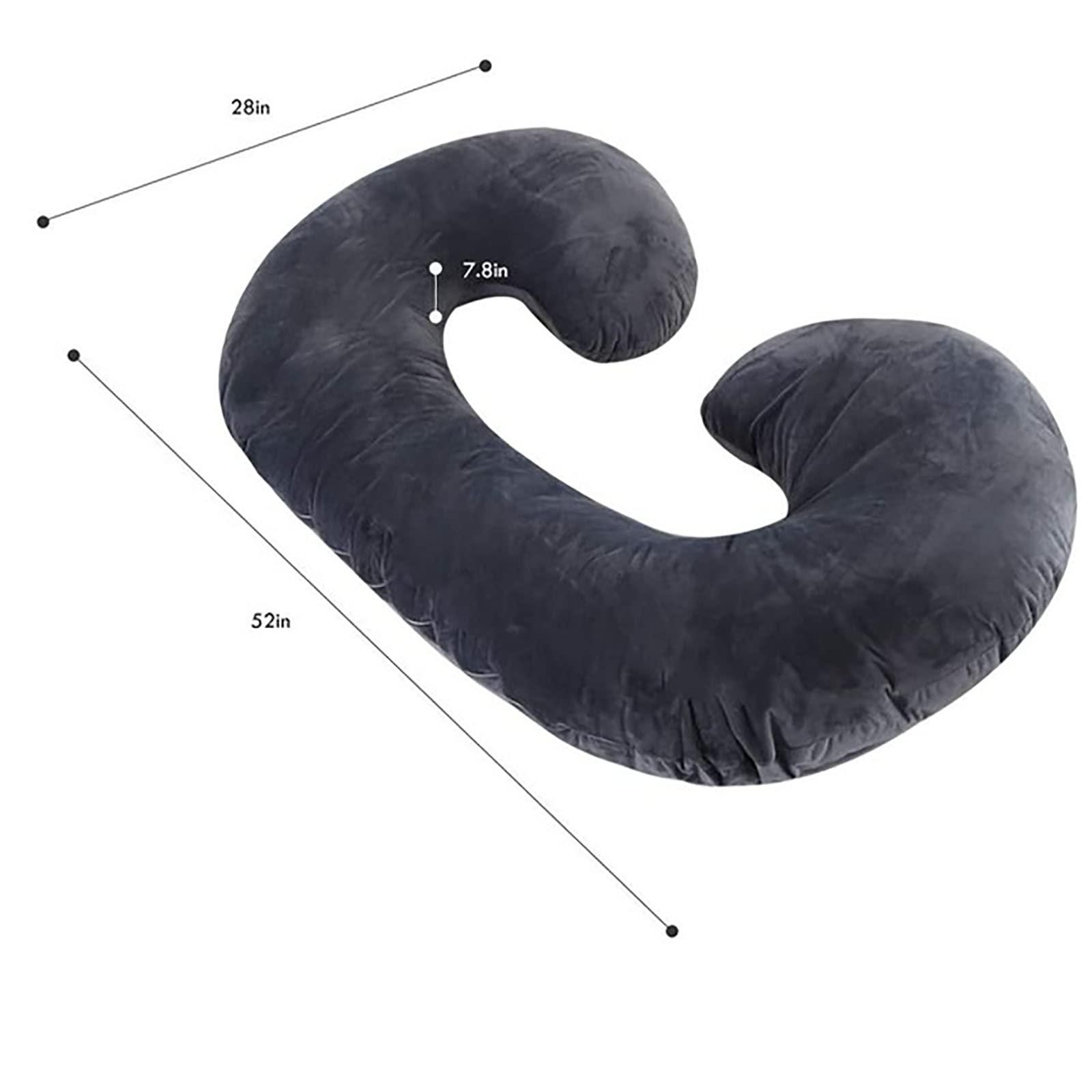 adsfvjndjcvdjcnjzsd Full-Body Pillow for Pregnant Women has a Removable and Washable Cover to Support The Pregnant Woman's Body