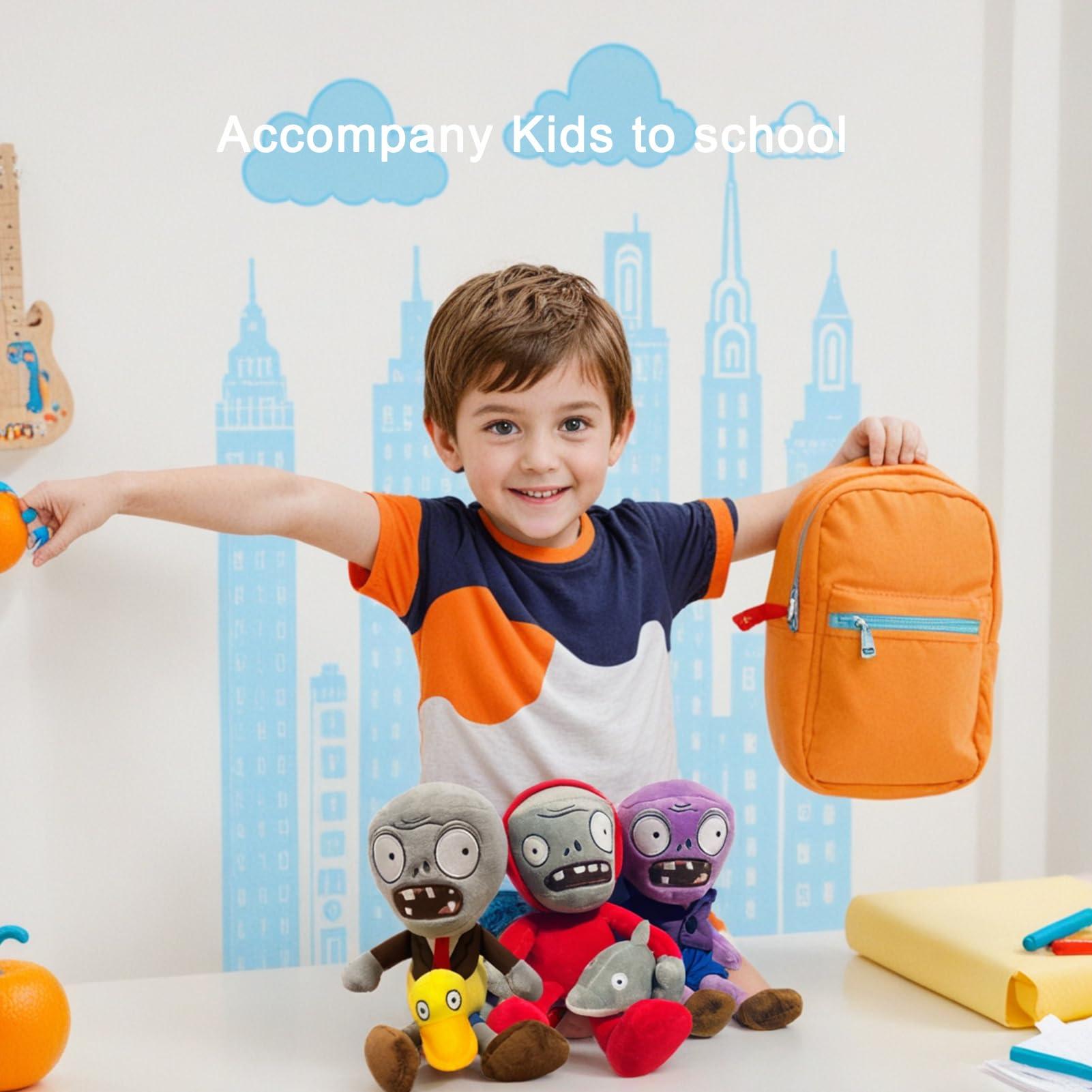 Dyharnsty Dyharnsty 3Pcs Plants vs Zombies Plush Toys Zombie Sets,Brown Zombies Soft Figure Doll Plants vs Zombies Toys PVZ Plush for Birthday,Party,Halloween & Christmas