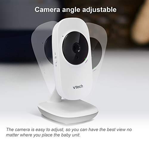 VTech VTech [Upgraded] VM350-2 Baby Monitor, 5" Screen,2 Cameras,1000ft Range, Night Vision, 2-Way Audio, Lullabies, Secure Transmission No WiFi