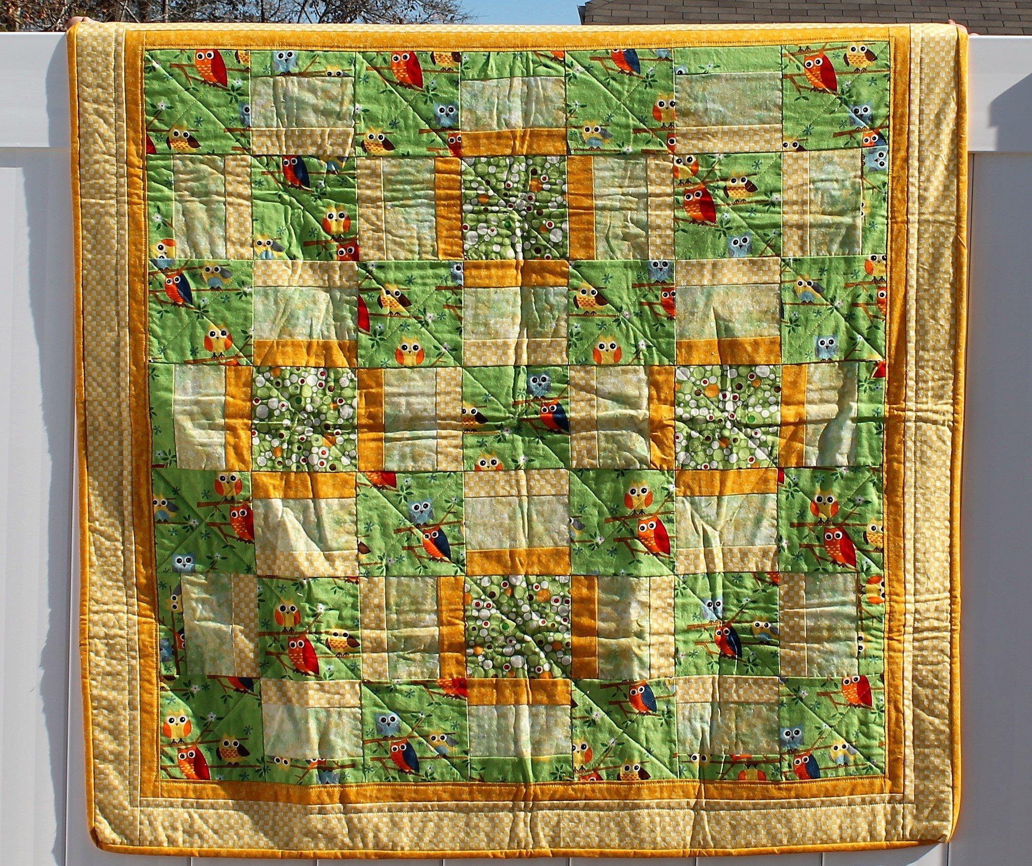 ToysCentral Basics Baby Owl Quilt