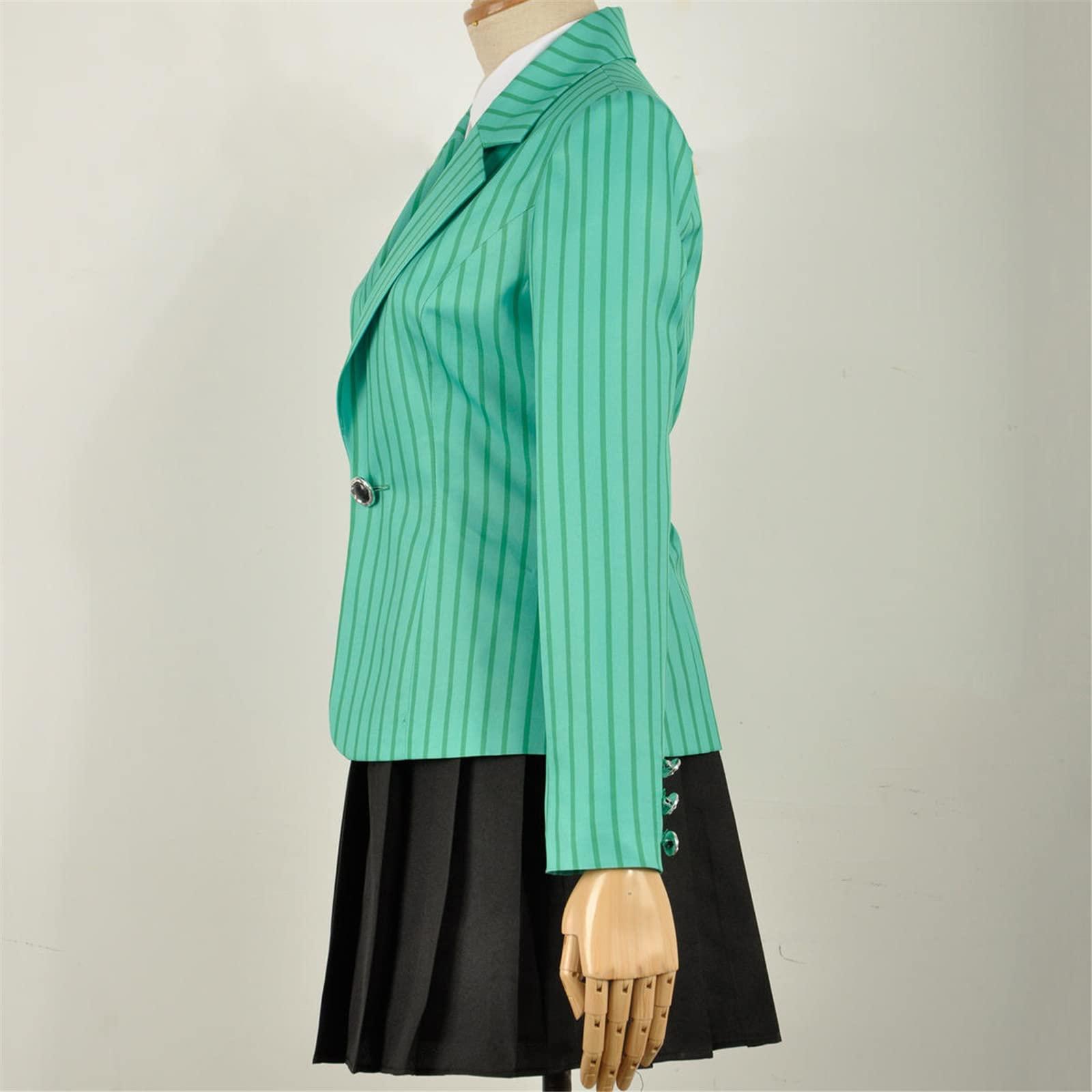 Weixu Weixu Heathers The Musical Rock Cosplay Costume Green School Uniform Dress Halloween Outfit for Women XXL
