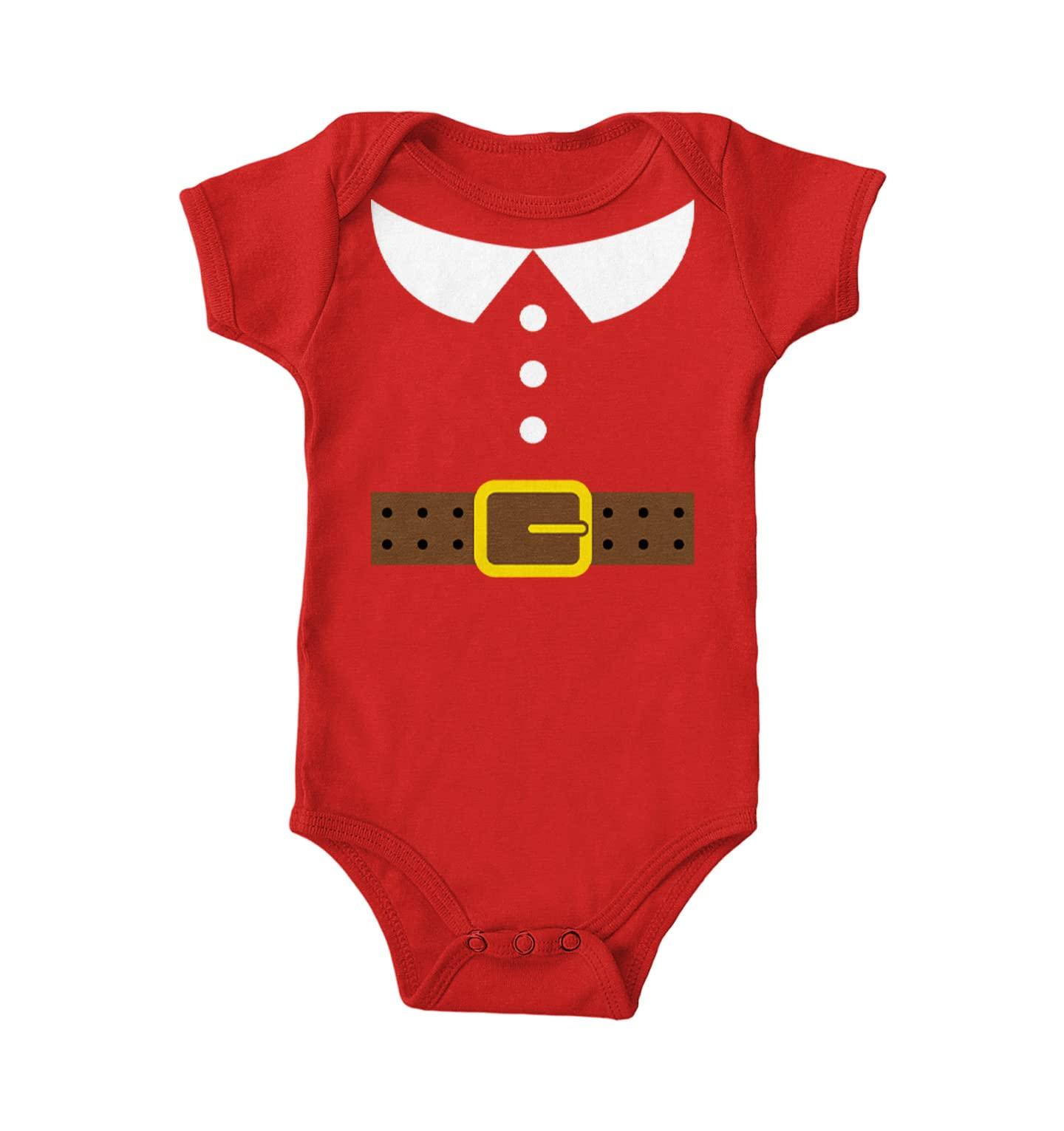 Tcombo Pilgrim Costume - Thanksgiving Turkey Bodysuit (Red, 6 Months)
