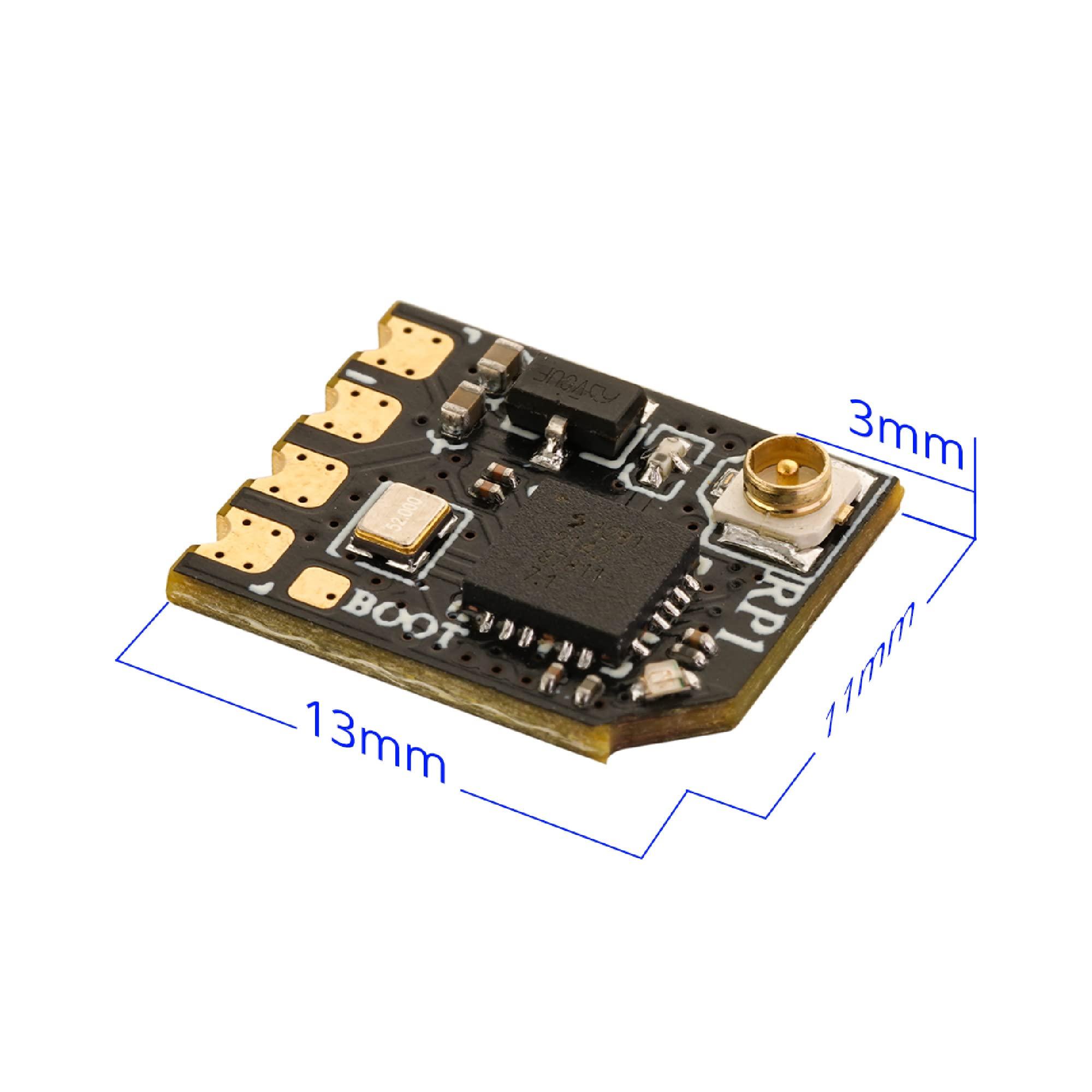 SPEEDY BEE RadioMaster RP1 ELRS FPV Receiver - 2.4ghz ExpressLRS Nano Receiver Drone RX Module with 65mm UFL T Antenna for FPV Drone Tiny Whoop Fixed-wing RC Plane by Speedybee