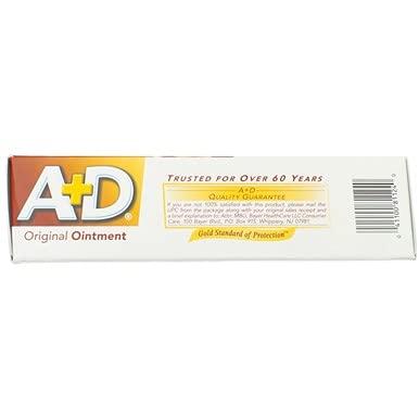 A&D A&D Diaper Rash Ointment Skin Protectant Original - 4 oz, Pack of 4