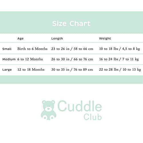 Cuddle Club Baby Fleece Sleep Sack - Infant Wearable Blanket Newborn Swaddle Sleepbag & Hat Caterpillar