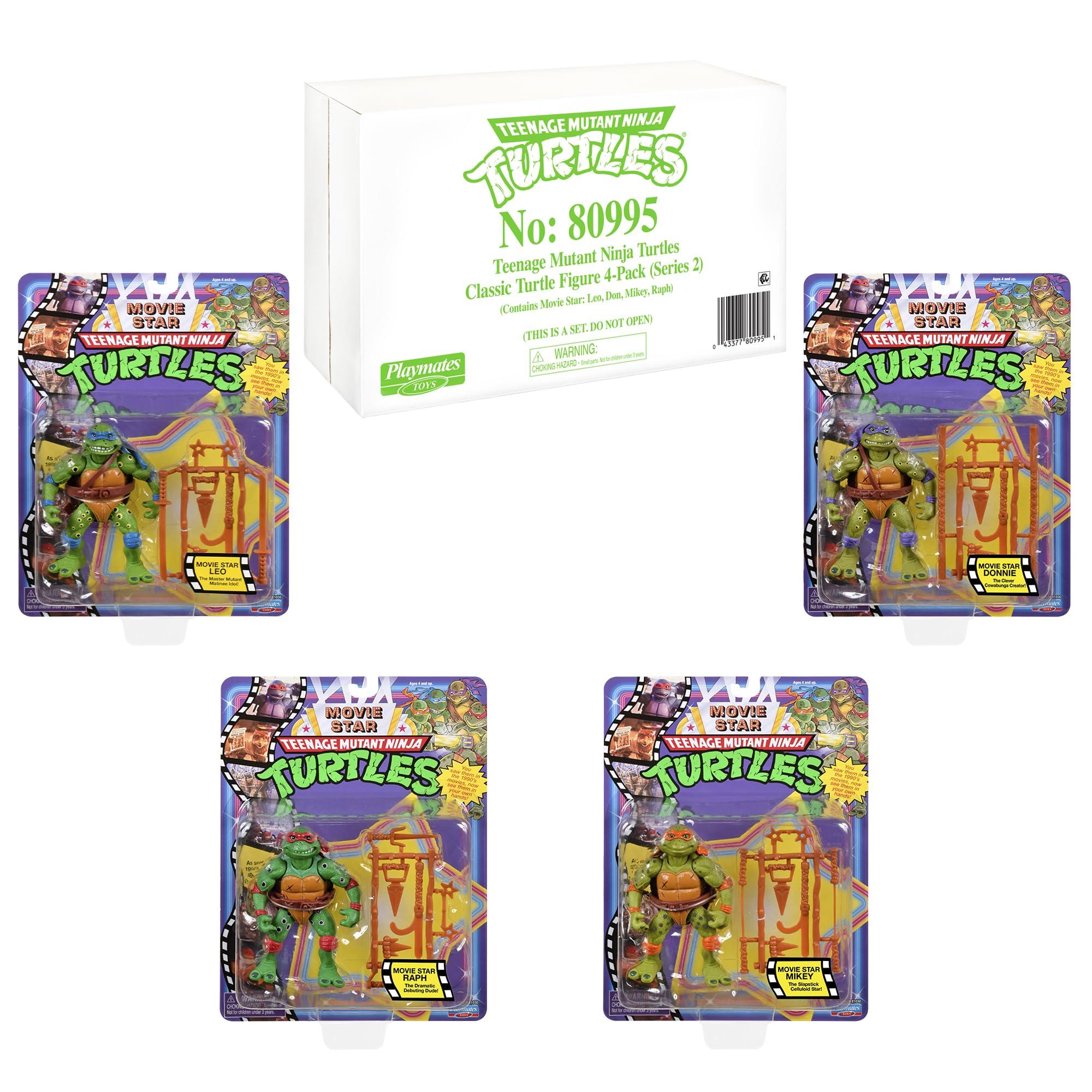 Teenage Mutant Ninja Turtles Micro Mutant Teenage Mutant Ninja Turtles Micro Mutant TMNT Classic Movie Star Soft Bundle