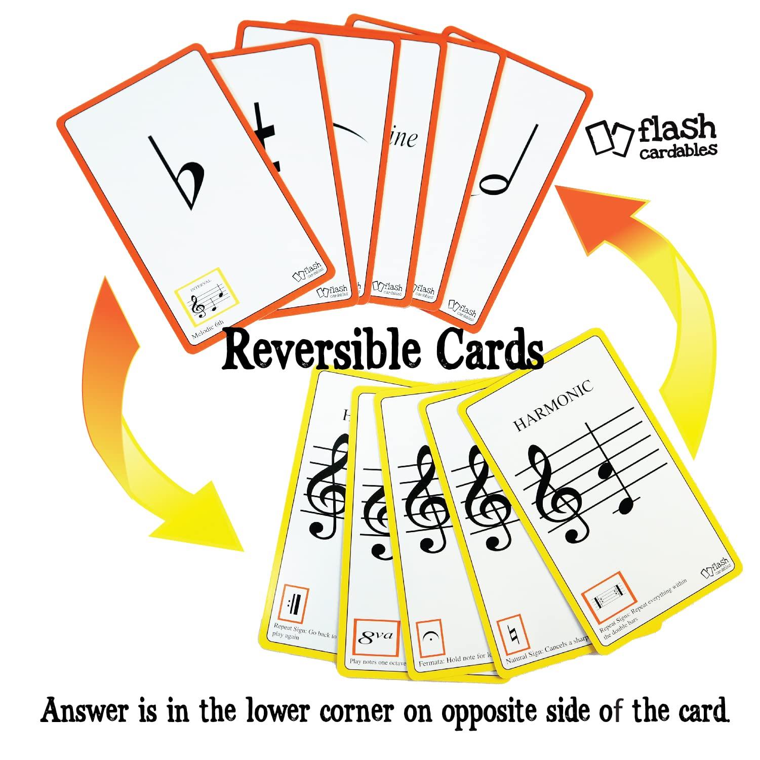 flashcardables Flashcardables Premium Music Flash Cards