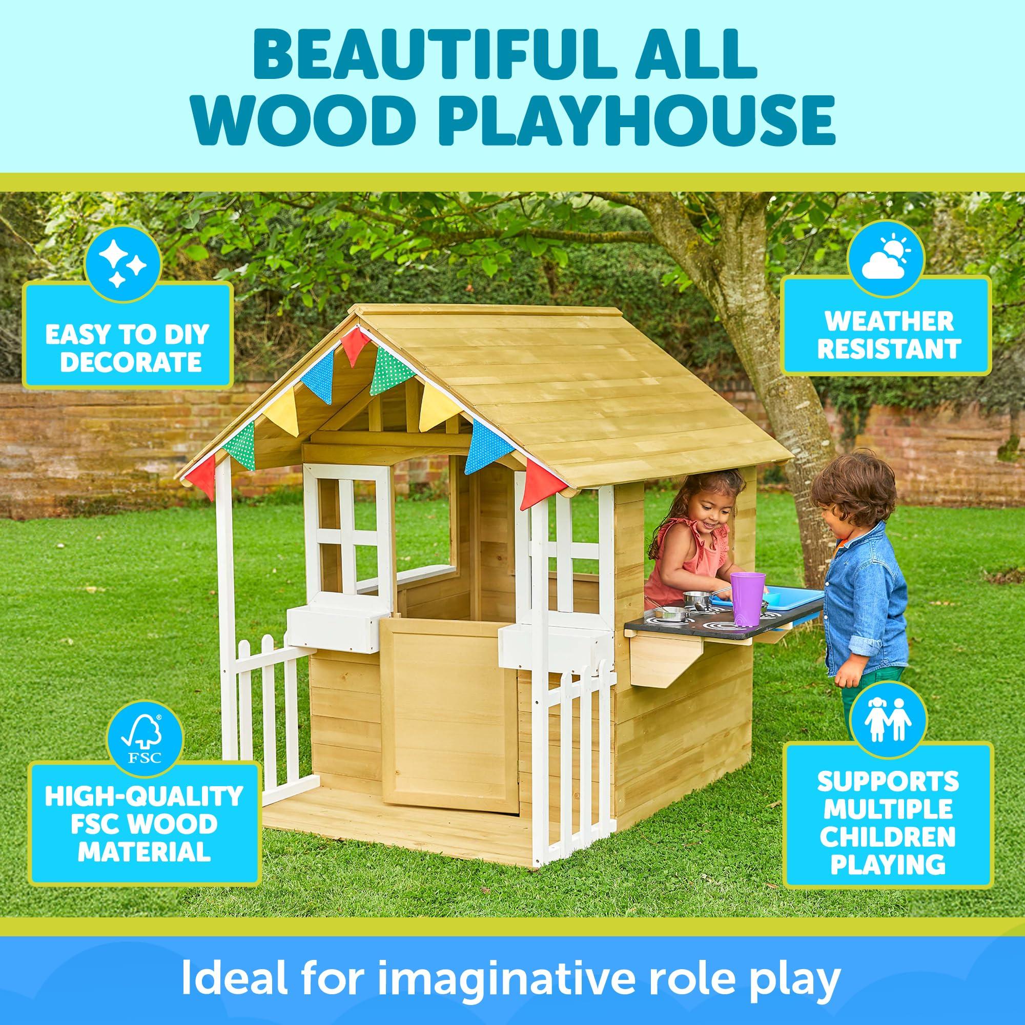 TP TP Toys Large Bakewell Wood Playhouse