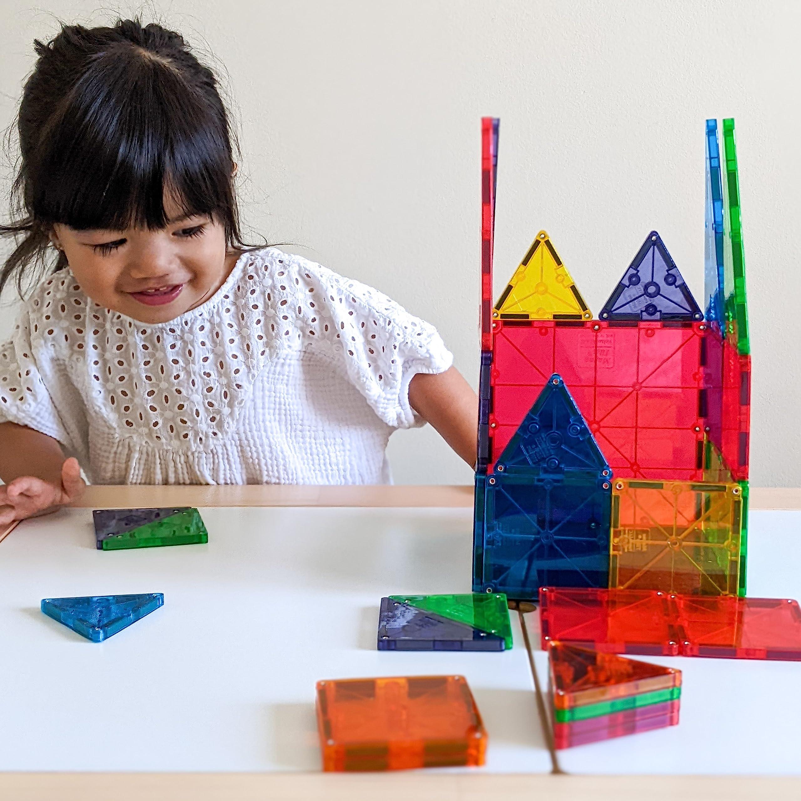 Magna Tiles MAGNA-TILES Classic 32-Piece Magnetic Construction Set, The ORIGINAL Magnetic Building Brand