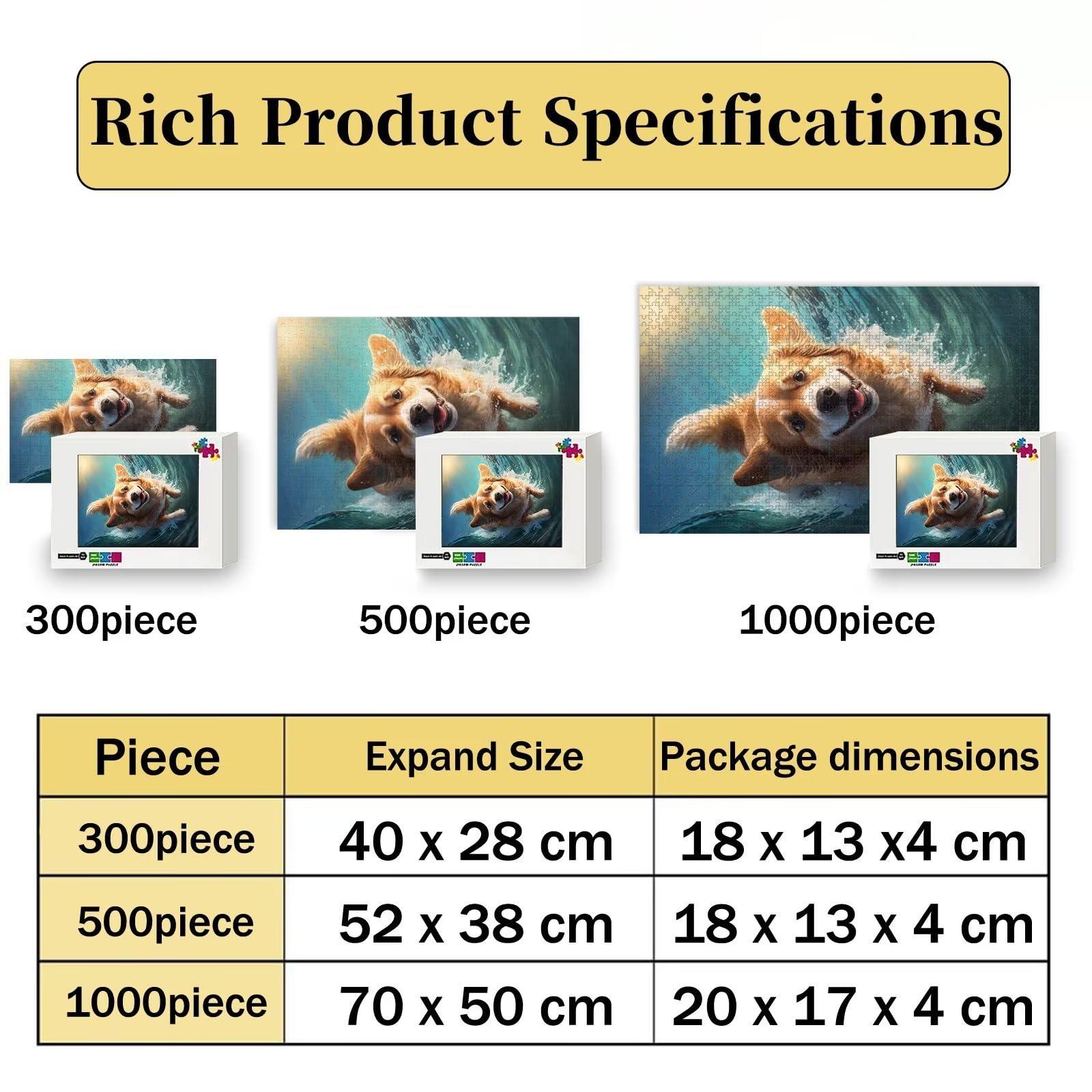 Hothostl Three Anime Cats - 500 Pieces Puzzles Beginners Puzzle Puzzle Toys, Spend Time to Get A Sense of Accomplishment Box 20.5 X 15 inch for Home Decor