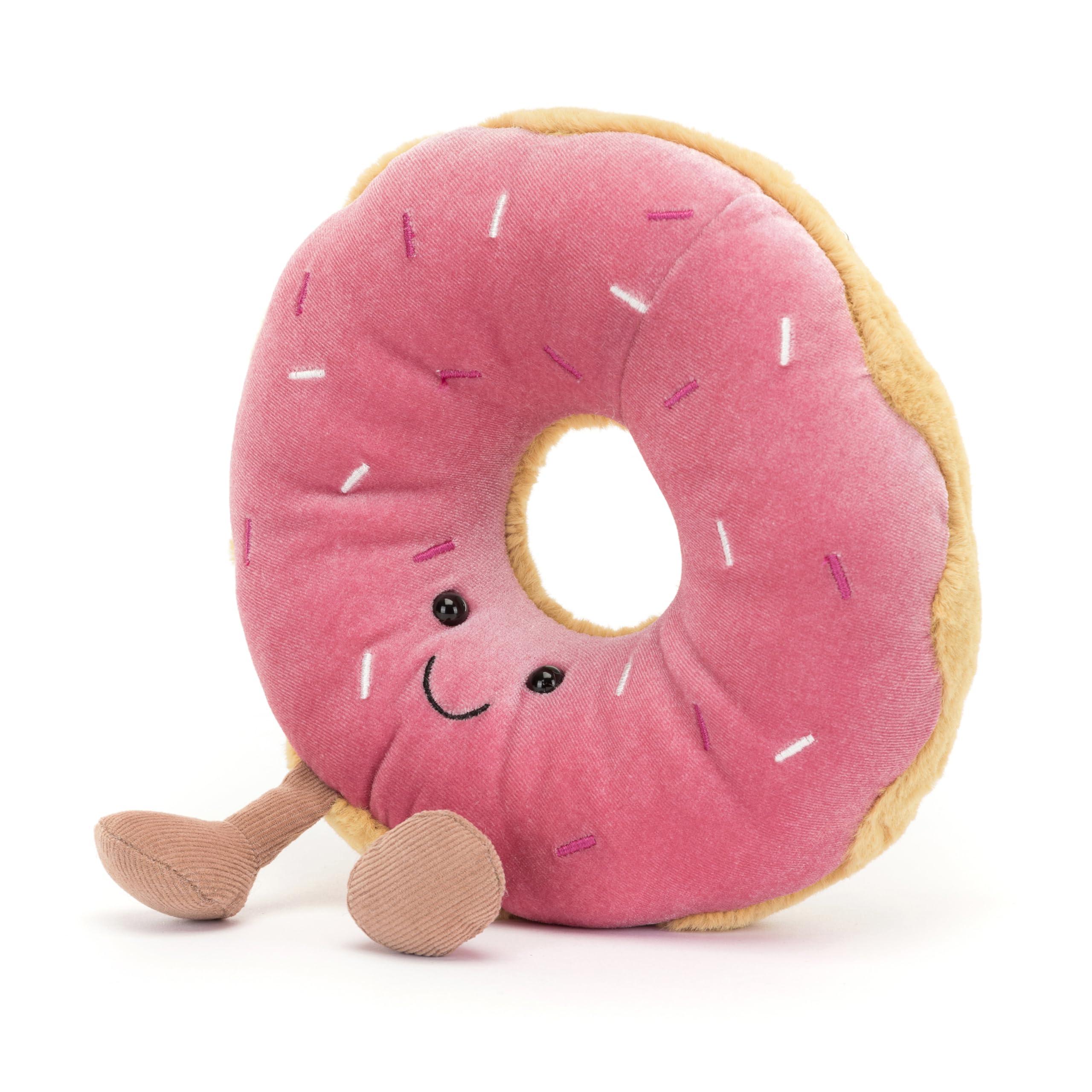 Jellycat Jellycat Amuseables Doughnut Stuffed Toy, 7 inches | Pastry Plush | Fun Gift Idea