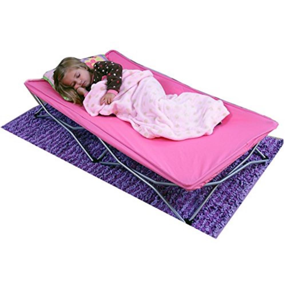 Regalo Regalo My Cot Portable Toddler Bed, Pink