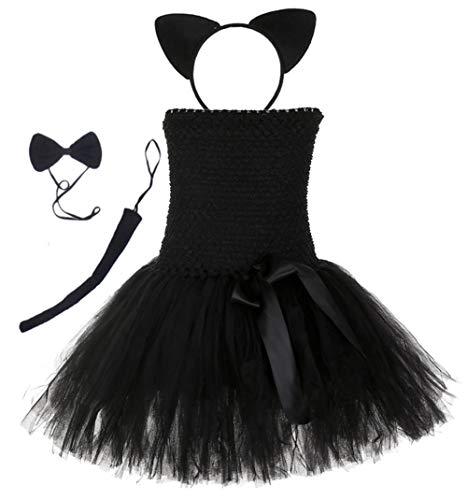 Little girl clearance black cat costume