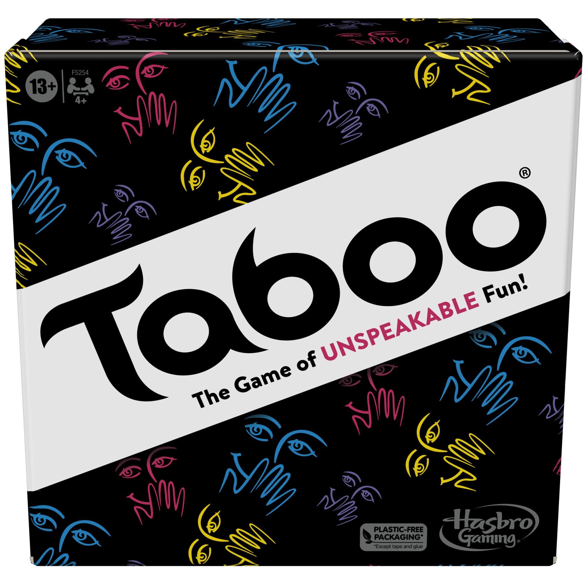 Hasbro Gaming Hasbro Gaming Taboo Classic Game, Party Word Guessing Game for Adults and Teens, Board Game for 4+ Players Ages 13 and Up
