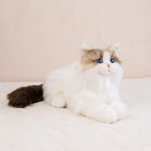 Chongker Chongker Stuffed Animals Plush - Realistic Animals Plush, Lifelike Toy, Ragdoll Cat