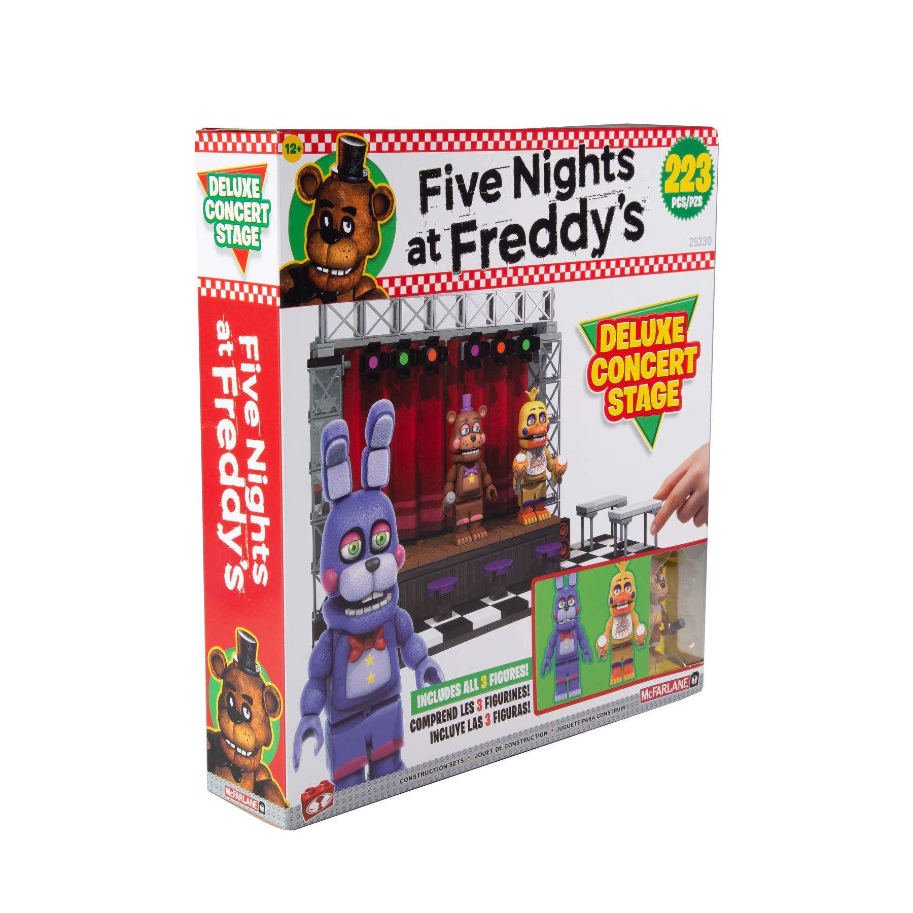 McFarlane Toys McFarlane Toys Five Nights at Freddys Deluxe Concert Stage Large Construction Set