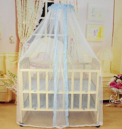 Ykybhx Baby Crib Mosquito Net for Baby Crib Protect Your Baby from Mosquitoes Breathable Baby Canopy Bed Netting Toddler Bed Crib Dome Canopy Curtain Netting Mesh Bed Cover for Nursery Canopy Bed 1.7x4.2m F