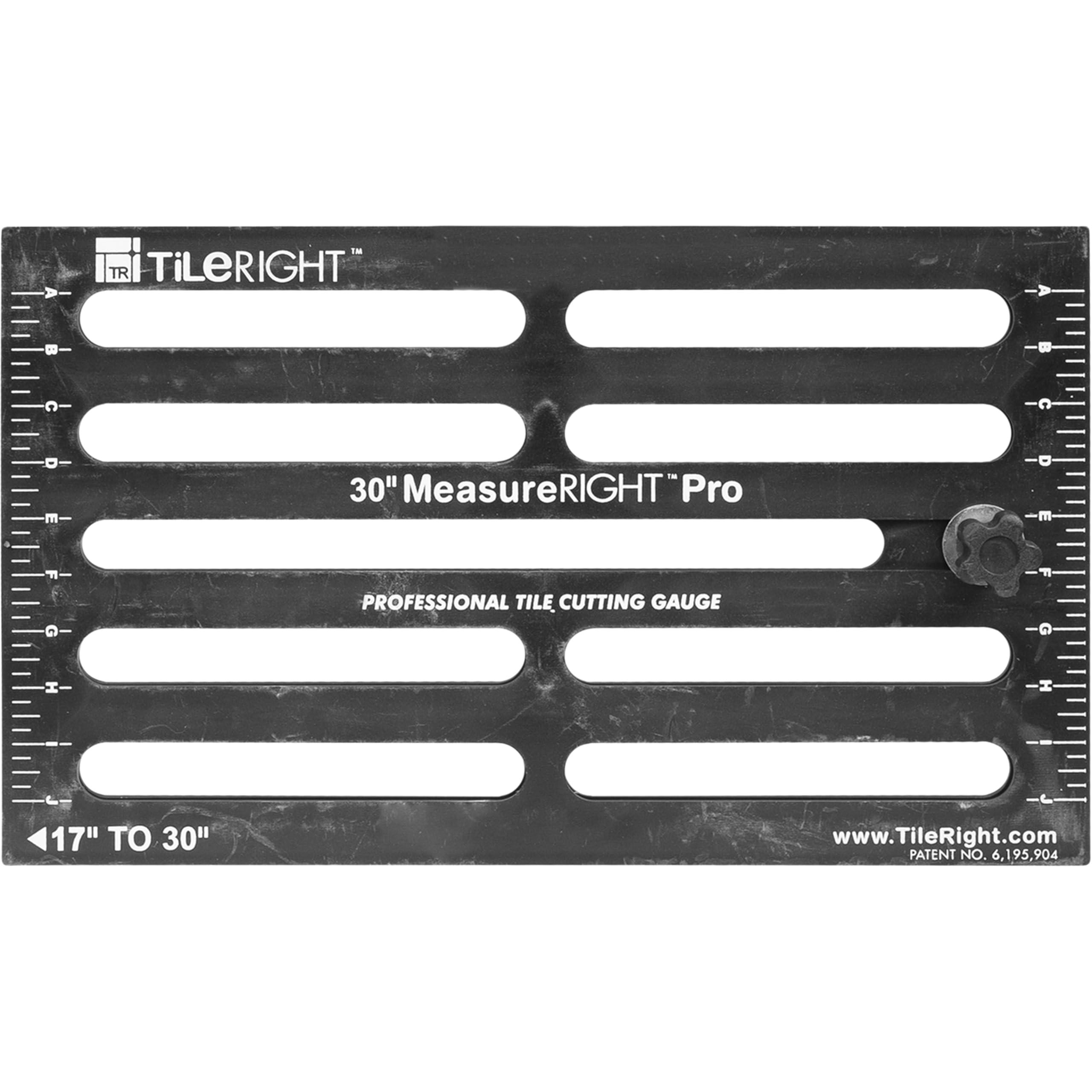 TileRight TileRight TR0002 Measure Right Pro 30-Inch Masonry Layout Gauge and Template