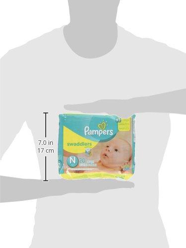 Pampers Pampers Swaddlers Diapers, Newborn (Up to 10 lbs.), 20 Count