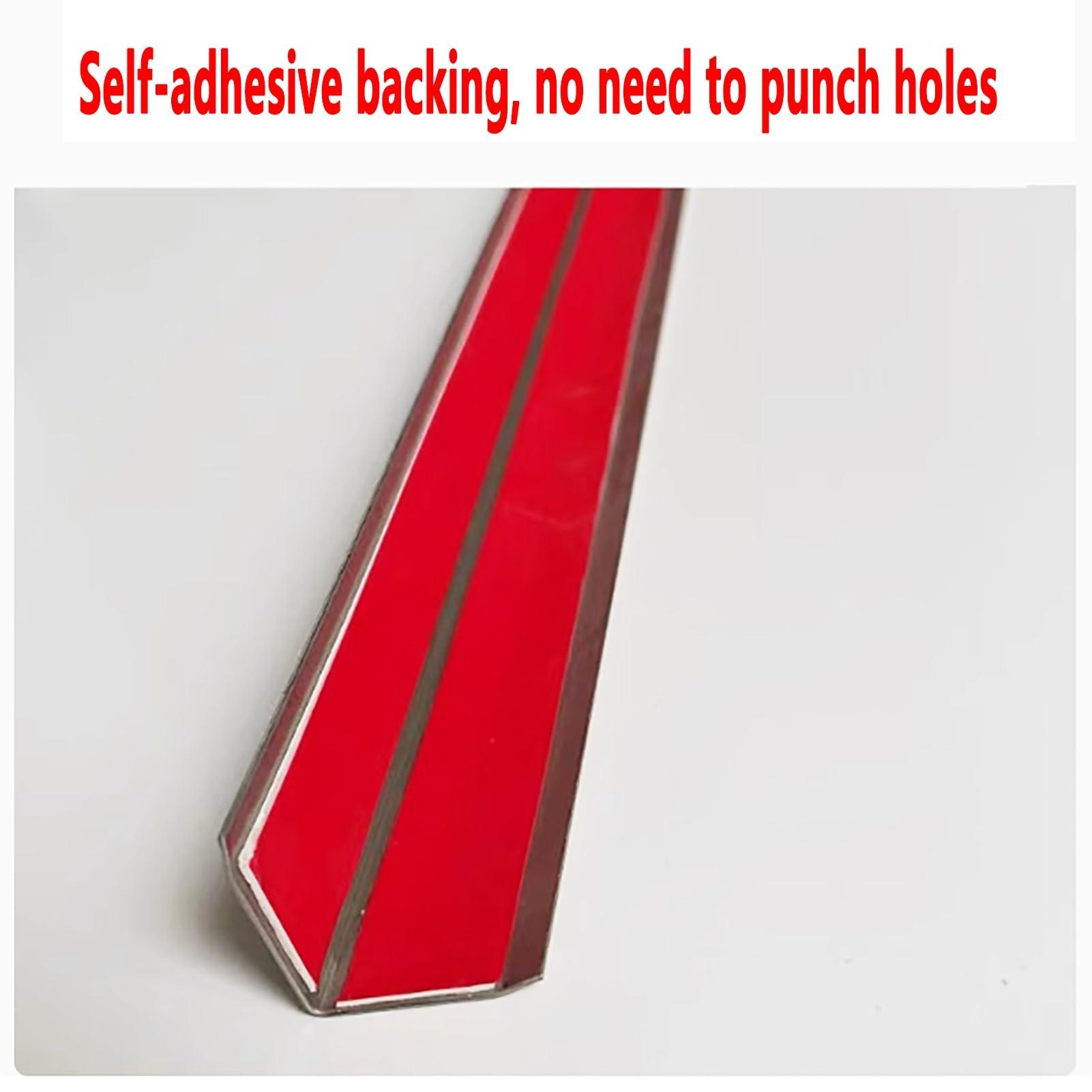 YSBJL YSBJL Aluminium Alloy Metal Corner Guards, Self-Adhesive Aluminum Angle Irons, 89-Degree AngleL Molding Corner Protectors for Walls(3.5X3.5X200CM)