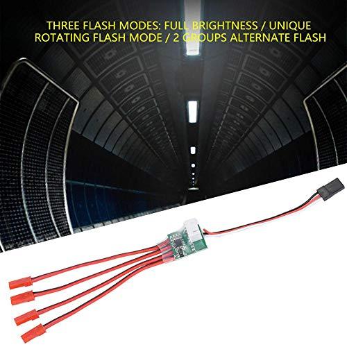 Dilwe Dilwe RC Aircraft LED Light Bar LED Light Strip Controller for Remote Control Airplane(3S)