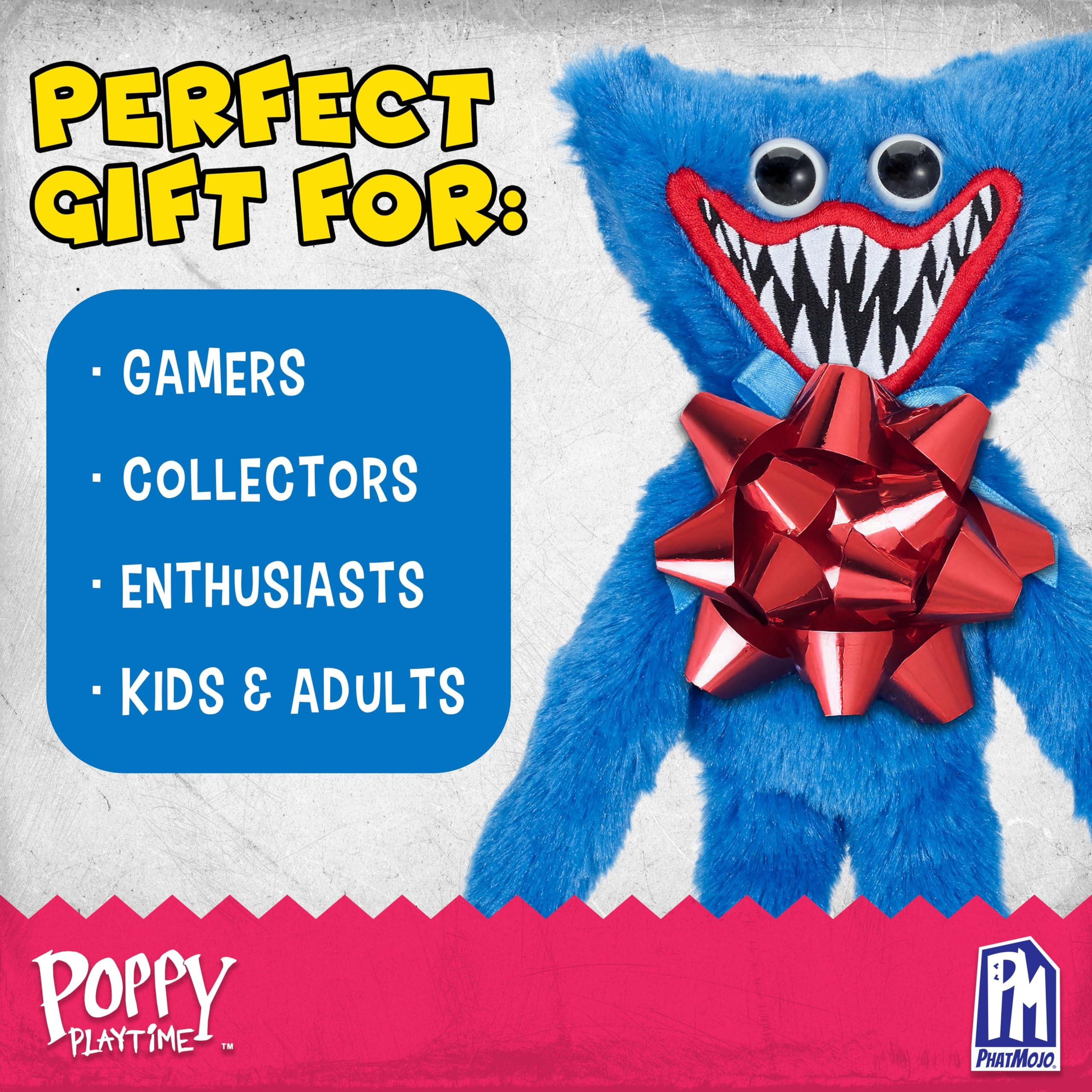 Poppy Playtime Poppy Playtime - Scary Huggy Wuggy Plush (14\" Medium Plush, Series 1) [Officially Licensed]