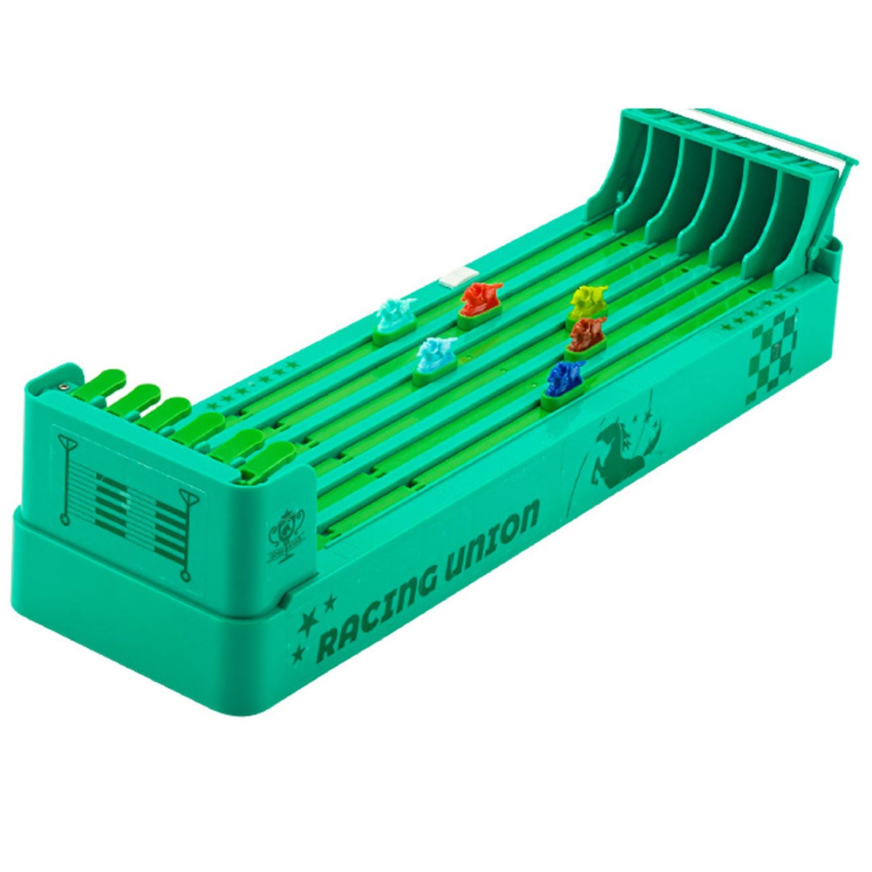 XUEYEGONGJI Horse Racing Game Electric Horse Racing Game, Multi-Players Interactive Horse Race Board Game with 6 Colorful Horse, Portable Racing Games for Bar Home Tabletop, Night Party, Birthday Gifts