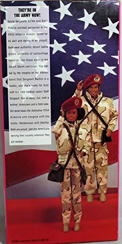 Mattel Stars N Stripes Army Barbie African American