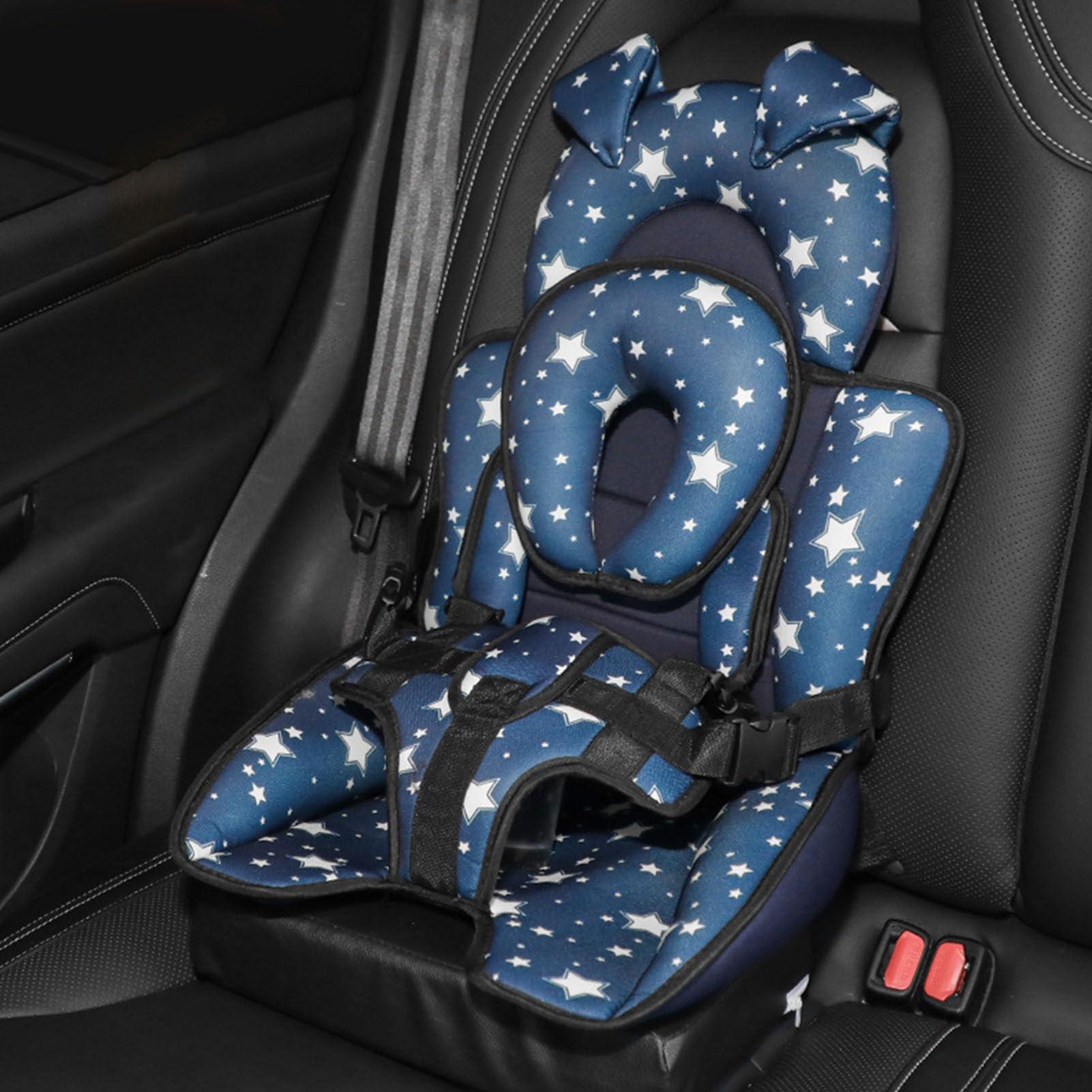 Fockety Infant Car Seat Insert, 2 in 1 Extra Soft Baby Car Seat Cushion, Breathable Car Seat Head Support, Car Seat Head and Body Support for Newborn, for Carseat, Strollers, Bouncer