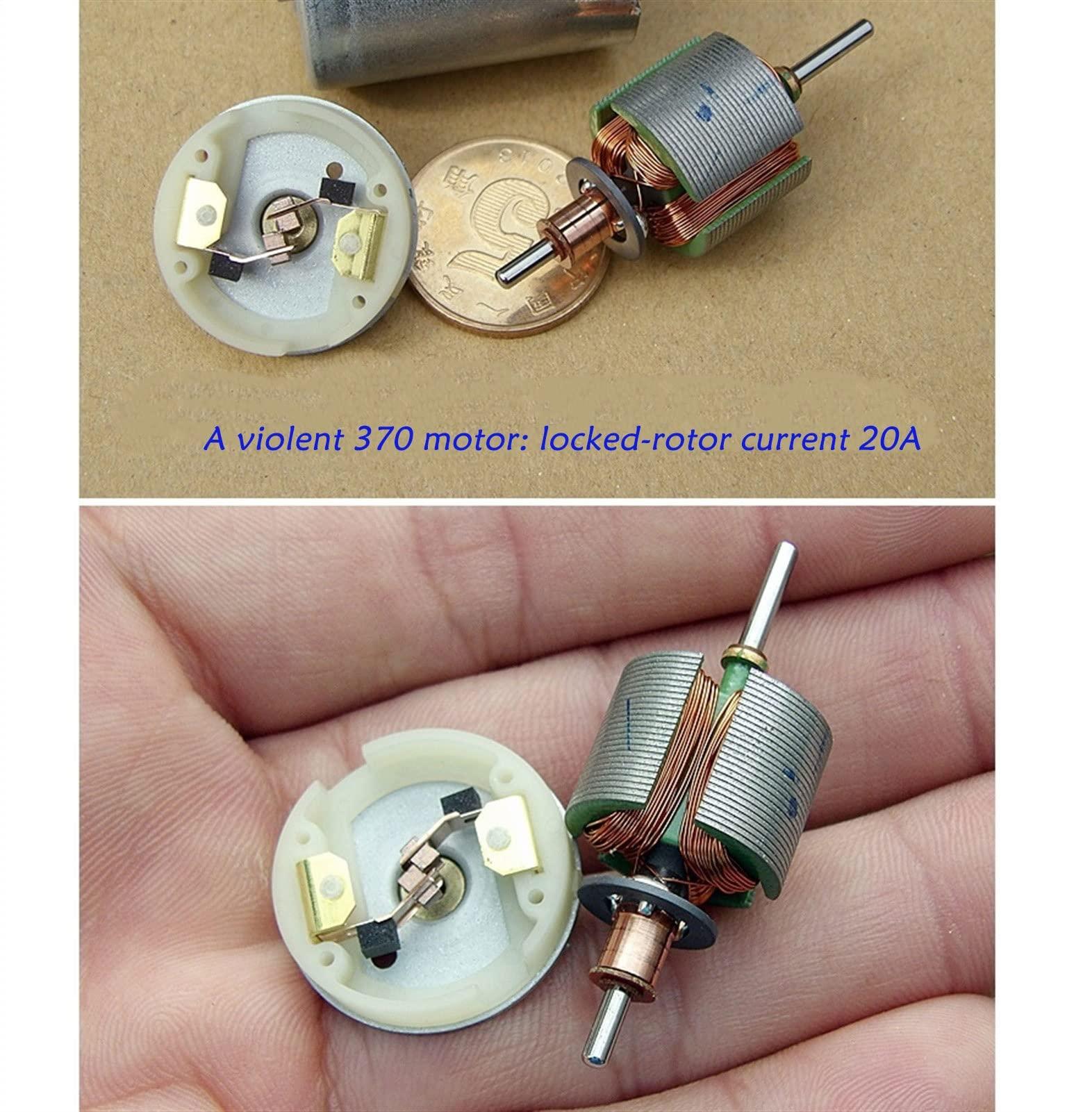 LVLOZ LVLOZ Smell Motor 370 12v Dc Motor High Torque, D-axis Miniature High-Speed Small Motor, 30000RPM, Tools (Size : D-Shaped Shaft)