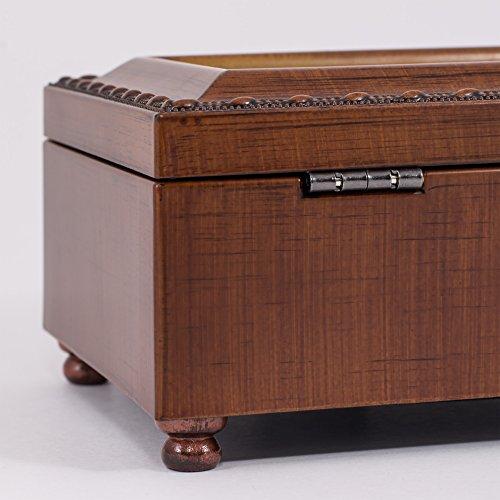 Cottage Garden Cottage Garden Love My Yorkie Rich Woodgrain Finish Petite Jewelry Music Box - Plays Song Wonderful World