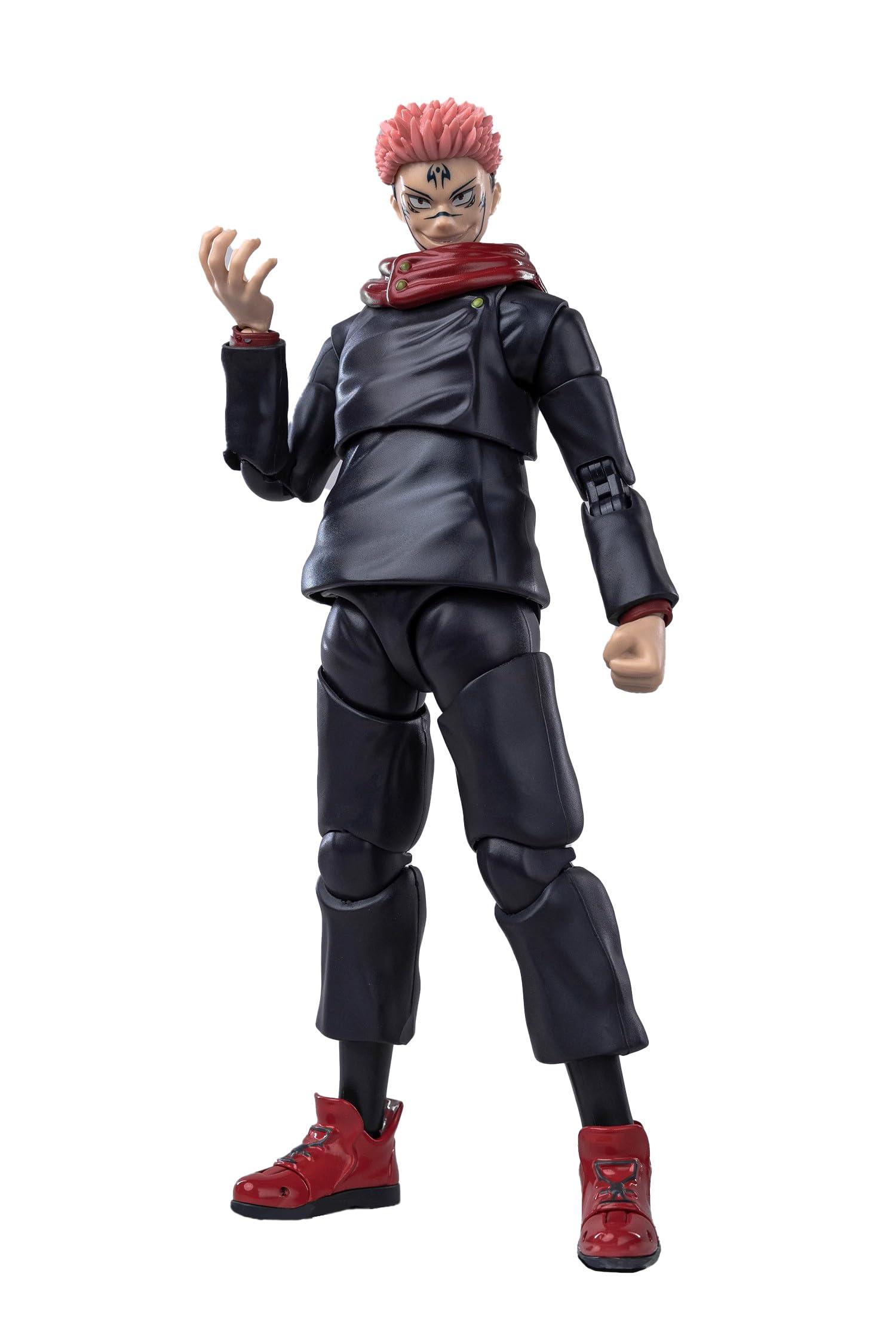 QAHEART QAHEART Itadori Yuji Action Figure, 18cm Anime JJK Figure Model Statue Movable Figure, Changeable Face Handmade Collectible Desktop Decoration Gifts for Fans