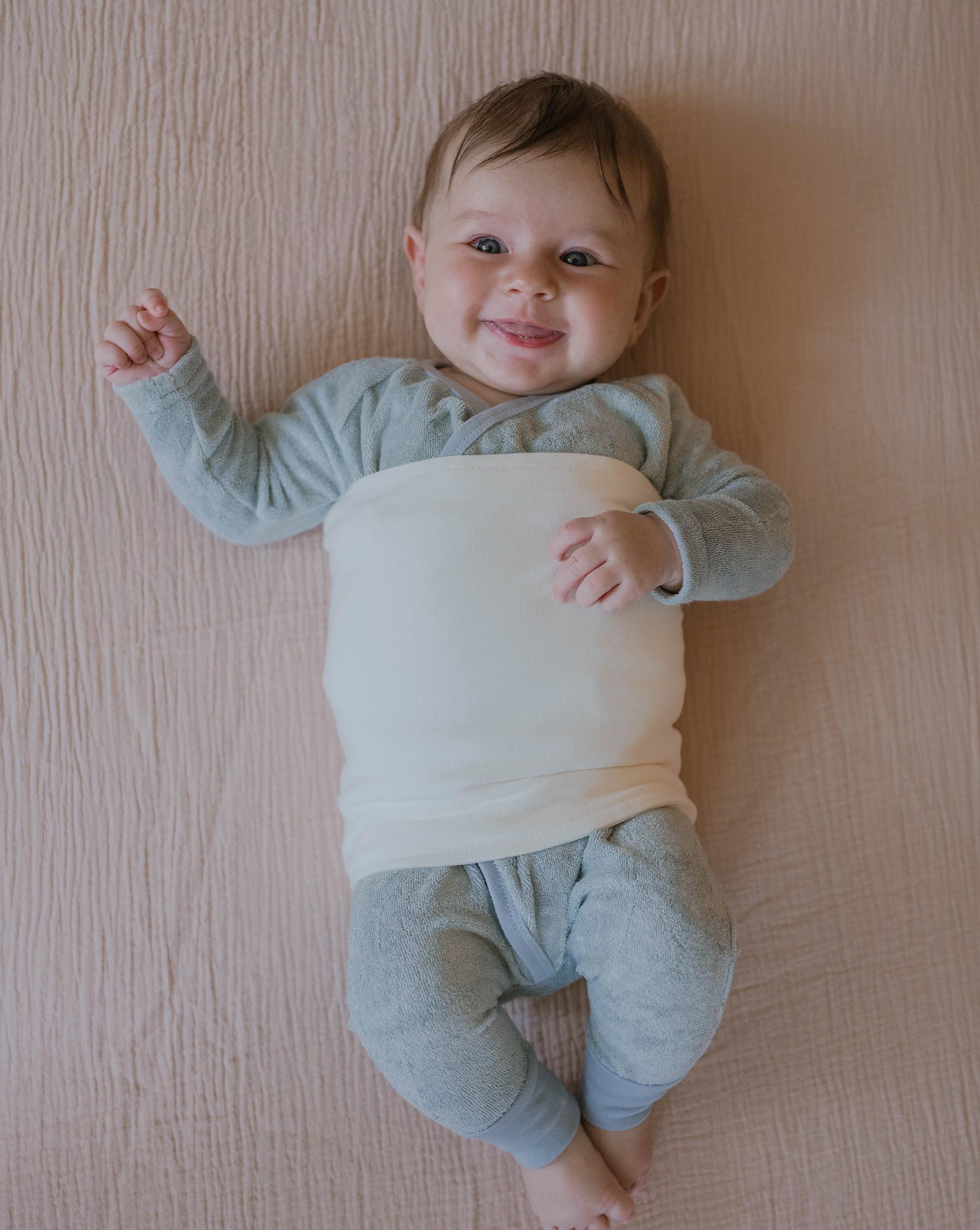 The Butterfly Swaddle The Butterfly Swaddle Organic Cotton Blend, All-in-One Butterfly Wing Sleep Sack Transitional Training System for Newborn Infant Baby with Wash Bag, Large (12-17 lbs), Mellow Yellow