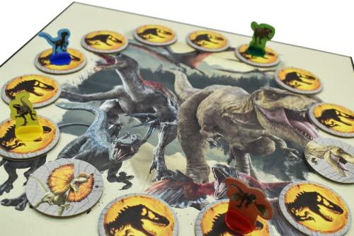 Cartamundi Cartamundi Jurassic World Dino Chase Board Game, Exciting Family Friendly Dinosaur Game, for 2-4 Players, Great Gift for Kids Aged 4+