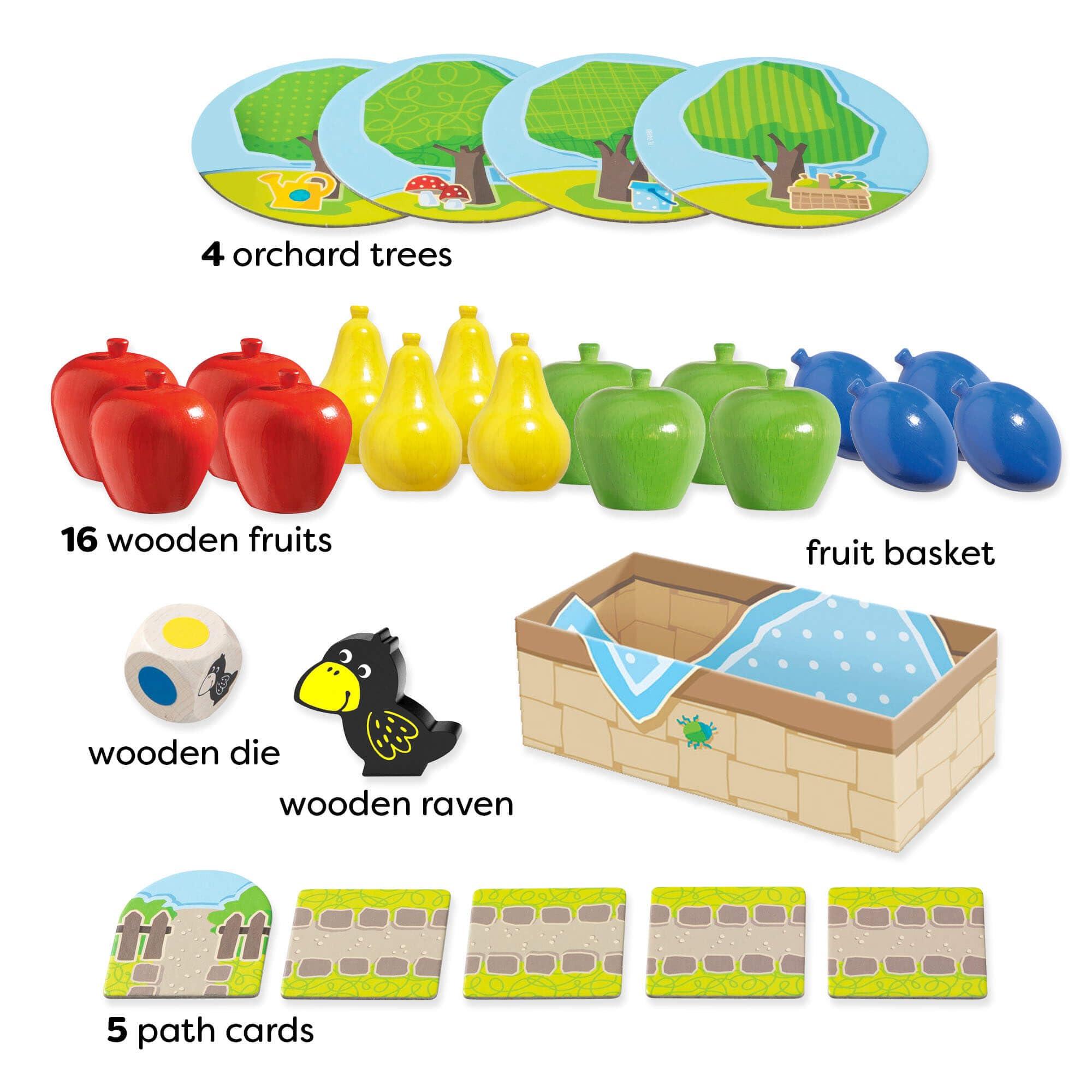 HABA HABA My Very First Games - First Orchard Toddler Game - My First Orchard Game, Cooperative Toddler Board Games for 2 Year Olds - Made in Germany