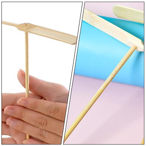 Zerodeko Zerodeko 20pcs Bamboo Dragonfly Kids Playthings Outdoor Flying Toys Party Favors Kids Throw and Catch Toy Exercise Toy Kids Flying Toys Interactive Toys Children Toy Garden Flying Toys