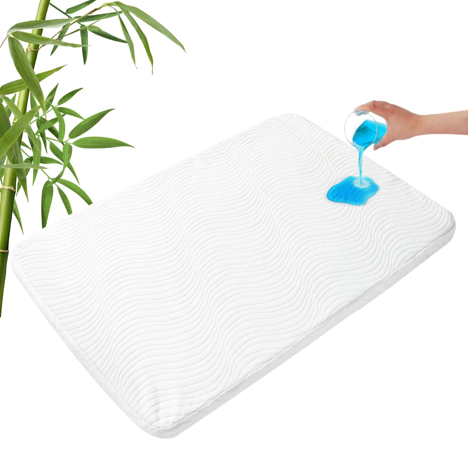 Magik & Kover Pack and Play Mattress 38" x 26", Playard Mattress for Pack and Play, Playpen Mattress Pad for Baby & Toddlers, Pack and Play Mattress Topper with Removable and Washable Cover