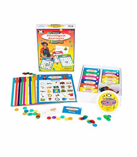Super Duper Publications Super Duper Publications | Phonological Awareness Pre-Reading & Reading Bingo Game | Educational Learning Resource for Children