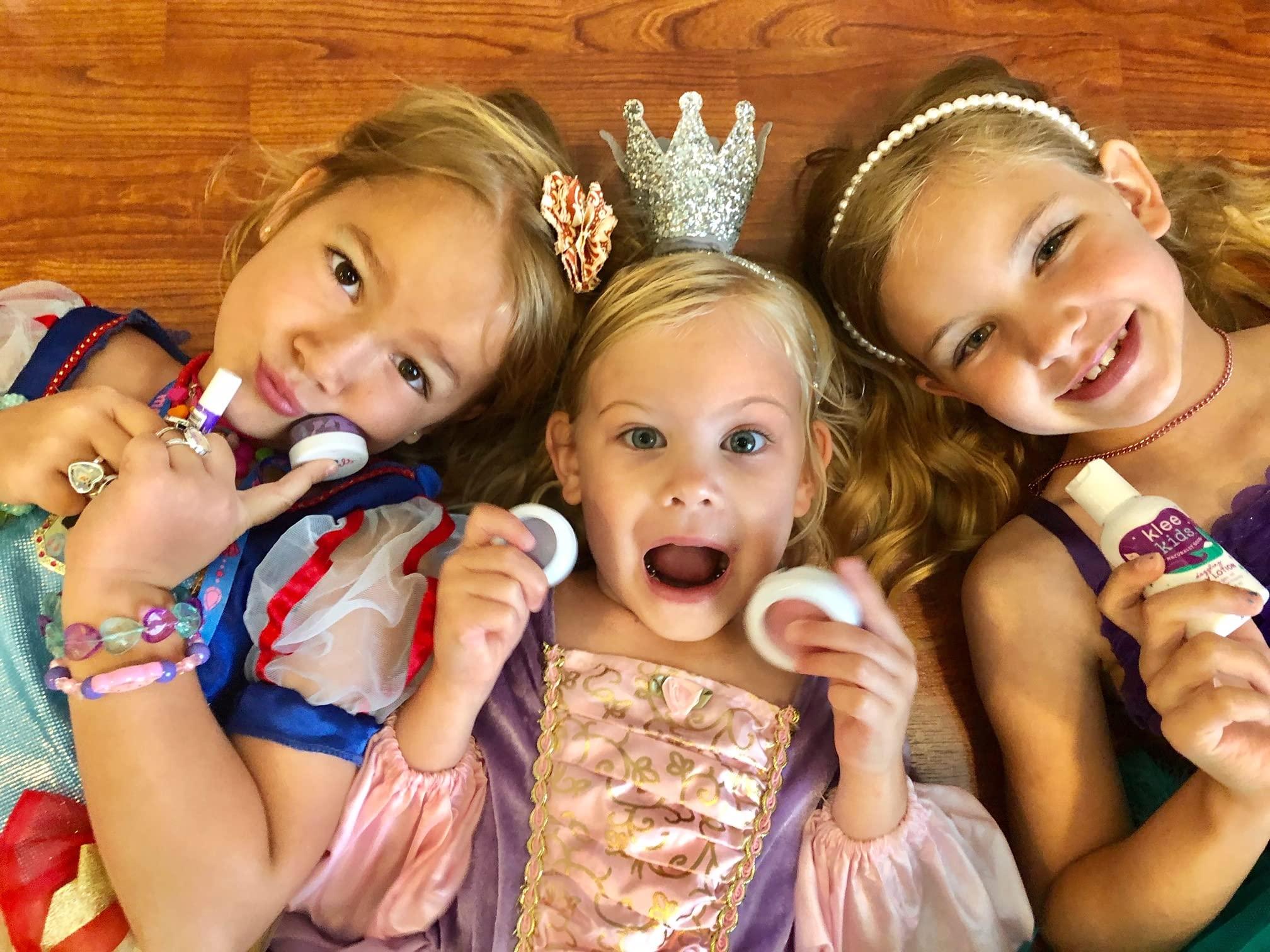 Klee Naturals Luna Star Klee Kids Mini Play Makeup Kit. Gentle and Non-Toxic. Kid-Friendly. Made in USA. (Sparkle Forest Fairy)