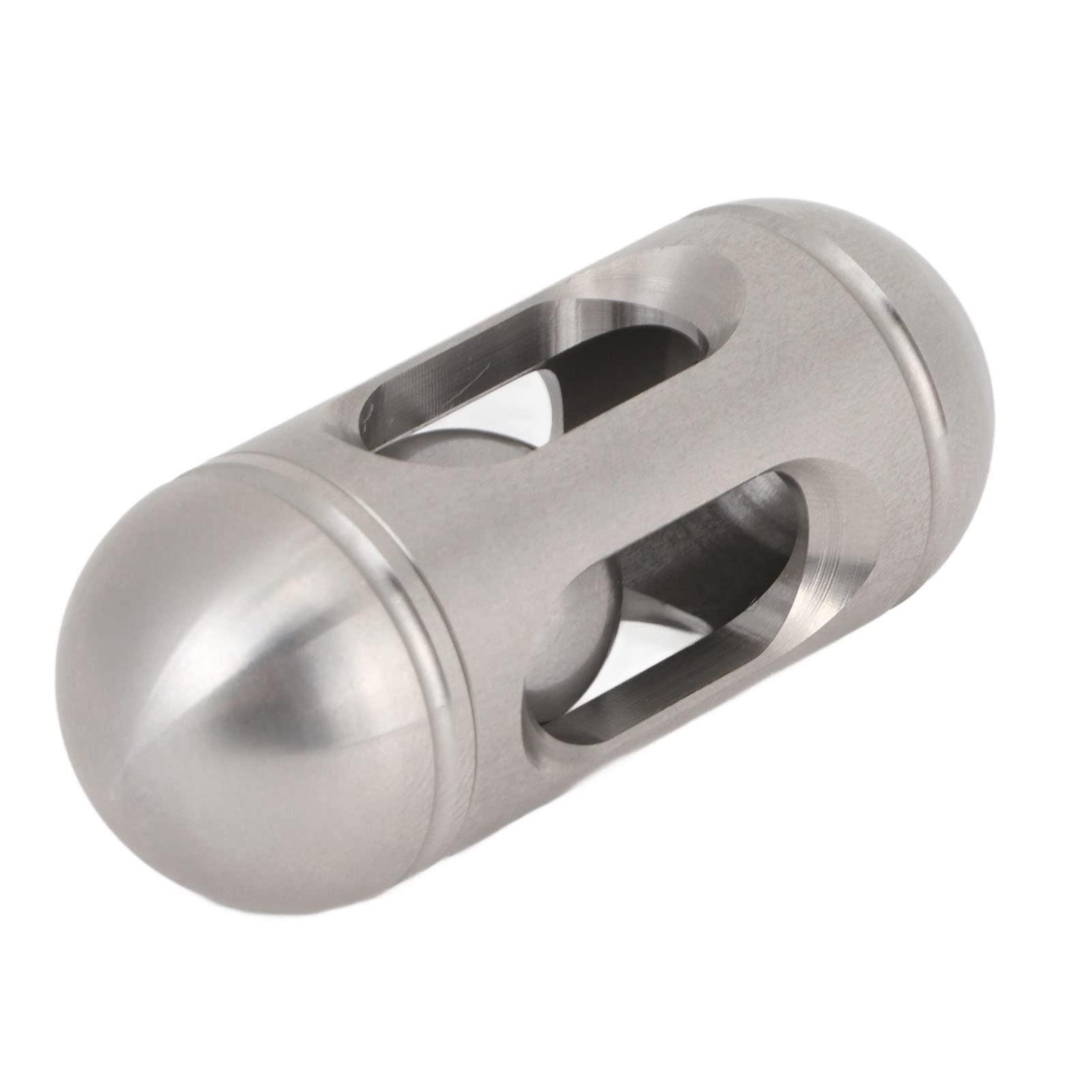 VGEBY ADHD Push Slider Toy, Capsule Shape Bead Push Slider Toy Portable Office Metal Anxiety Stress Relief Slider Sensory Toy Fidget Blocks Fidget Toys