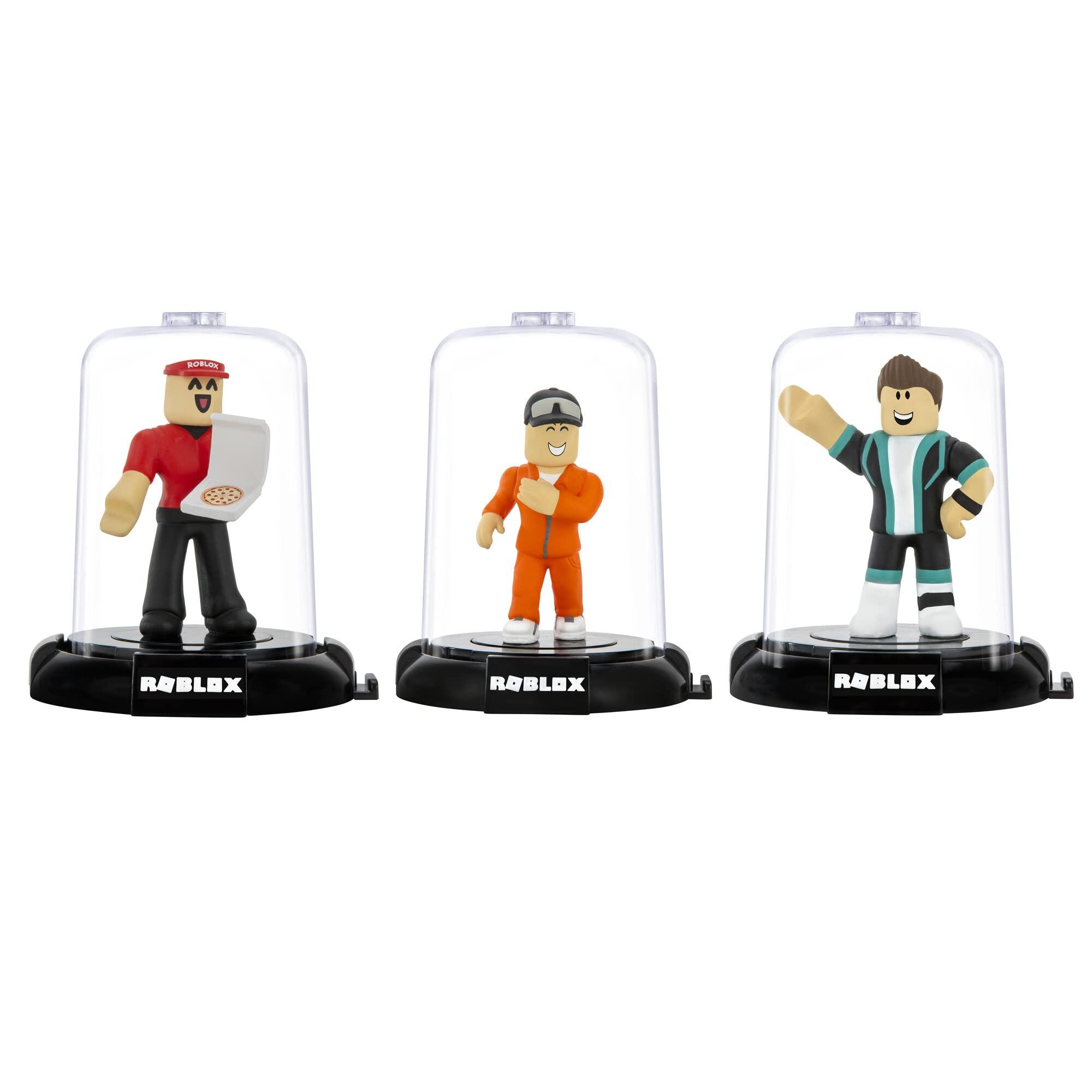 Roblox Roblox Action Collection - 15th Anniversary Domez Collectible Work at a Pizza Place: Pizza Delivery Guy, Welcome to Bloxburg: Tom, Jailbreak: Inmate 3-Pack [Includes 3 Exclusive Virtual Items]