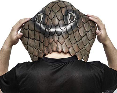 Creepy Party Creepy Party Cobra Costume Novelty Halloween Costume Party Latex Animal Cobra Head Mask Snake