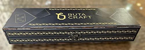 Generic Limited Edition Hand-Made Craft Wood Dominoes for Adult and Kids with Wood Case by Buta Craft