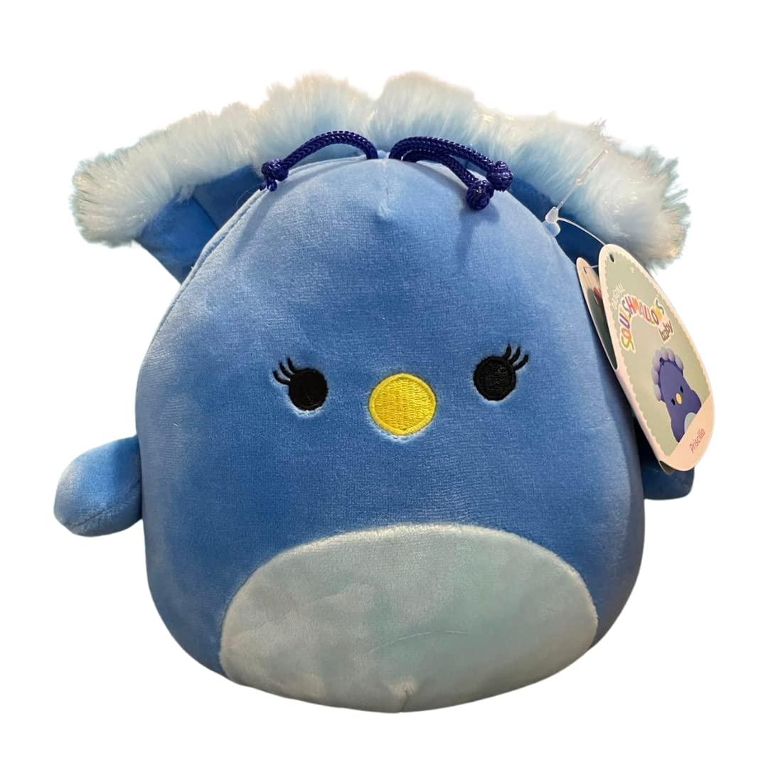 Squishmallow Official KellyToy Squishmallow Baby Squishmallows Squad - 10 to Choose from (Priscilla The Blue Peacock)